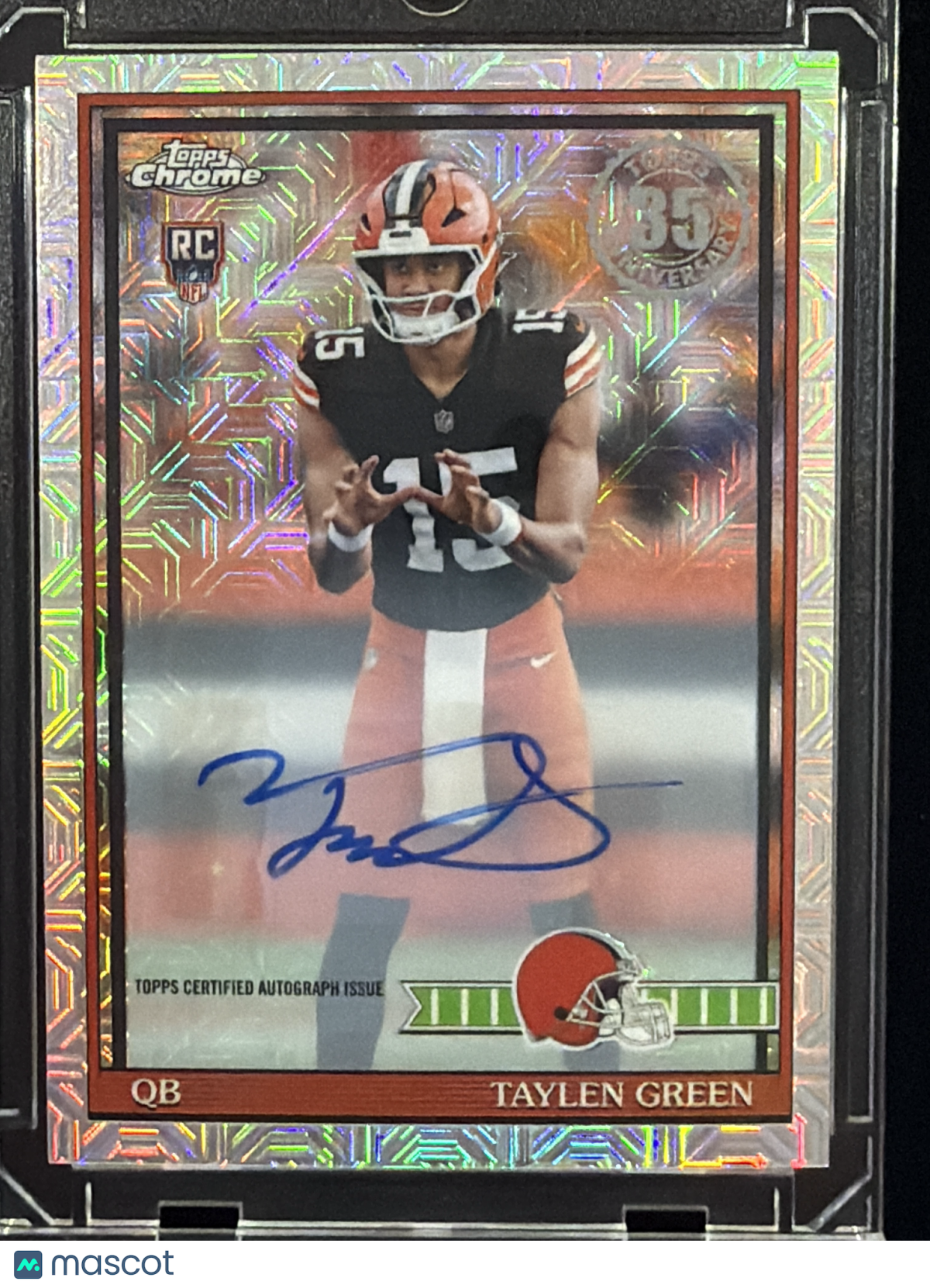 2026 Topps Chrome Taylen Green #91TRC-8 Mojo Refractor RC