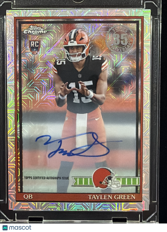 2026 Topps Chrome Taylen Green #91TRC-8 Mojo Refractor RC