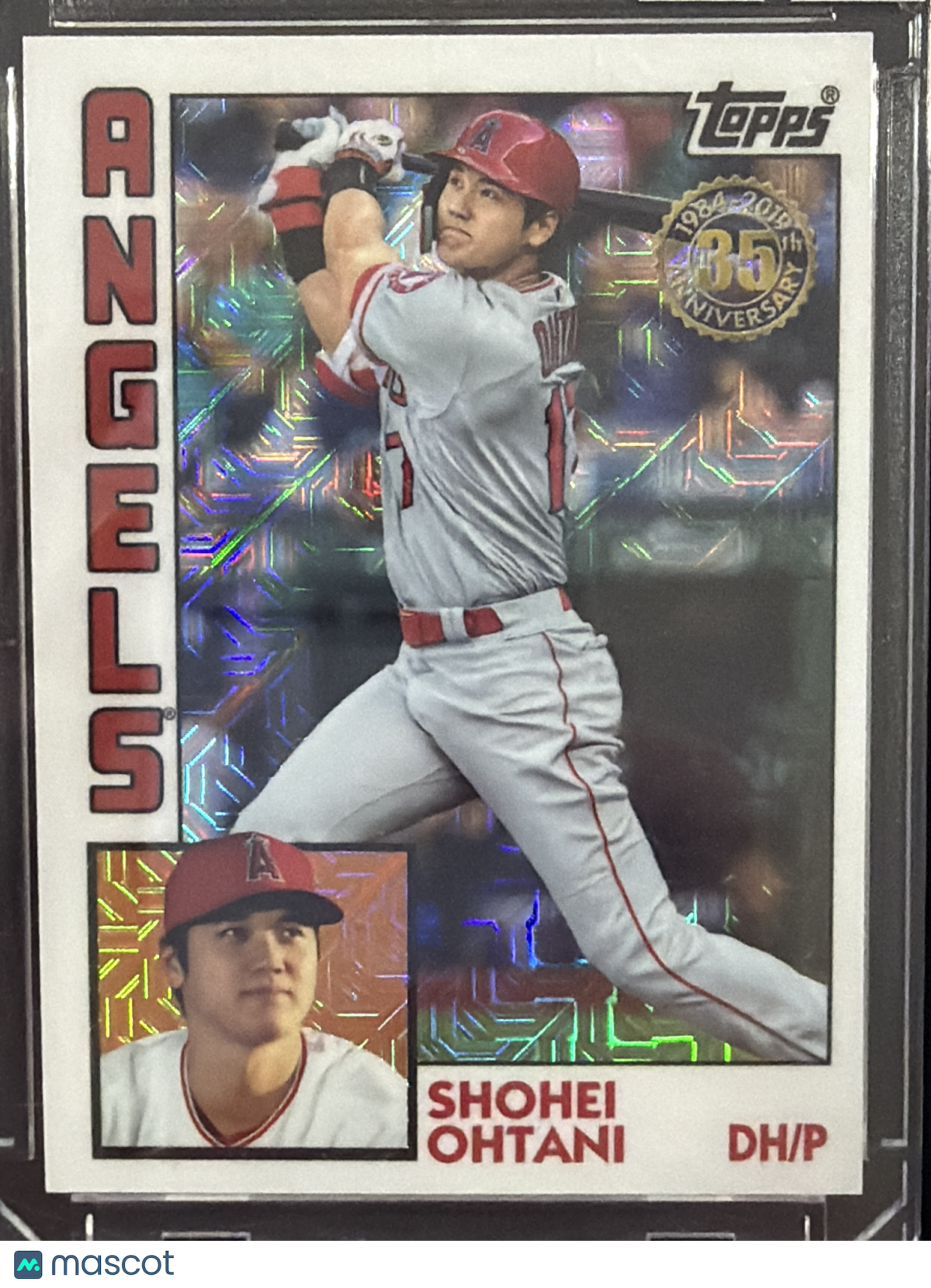 2019 Baseball 35th Anniversary Shohei Ohtani #T84U-2 Silver Pack Mojo Refractor