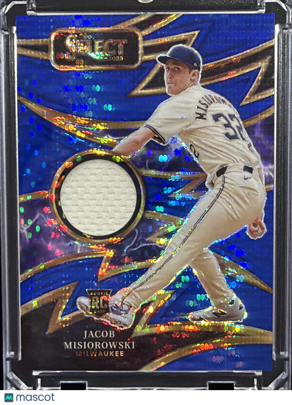 2025 Panini Select Sparks Jacob Misiorowski #SP-JM RC Memorabilia