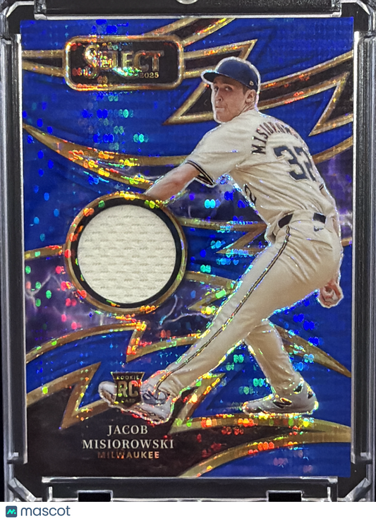 2025 Panini Select Sparks Jacob Misiorowski #SP-JM RC Memorabilia