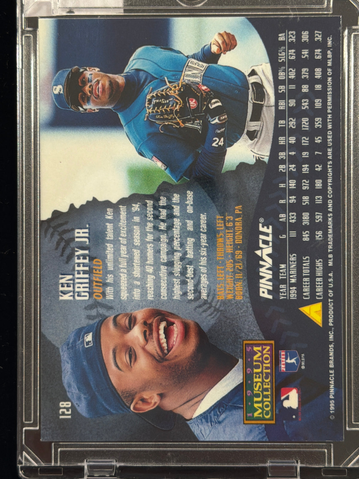 1995 Pinnacle Museum Collection Ken Griffey Jr. #128