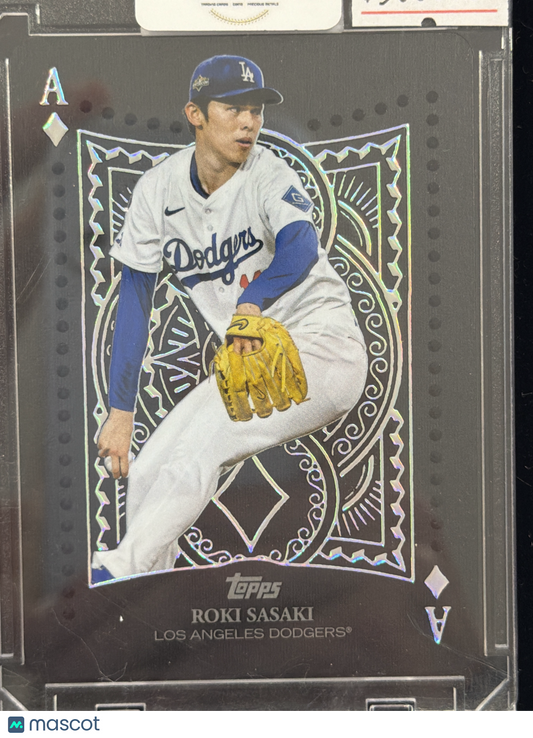 2026 Topps All Aces Roki Sasaki #AA-15 Black