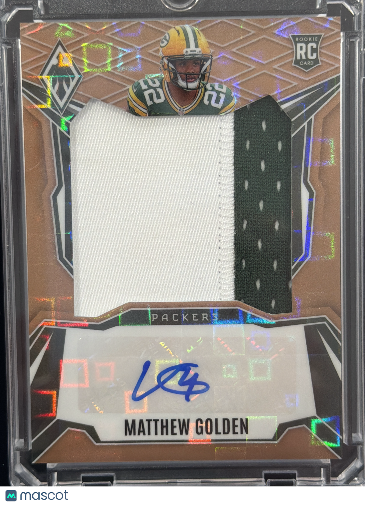 2025 Panini Phoenix Football Matthew Golden #RPS-MGN /199 Patch RC Memorabilia