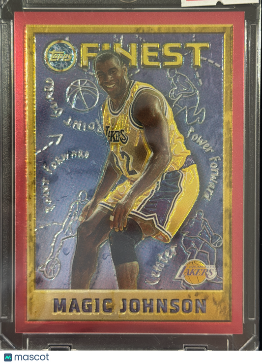 1996 Topps Finest Magic Johnson #252