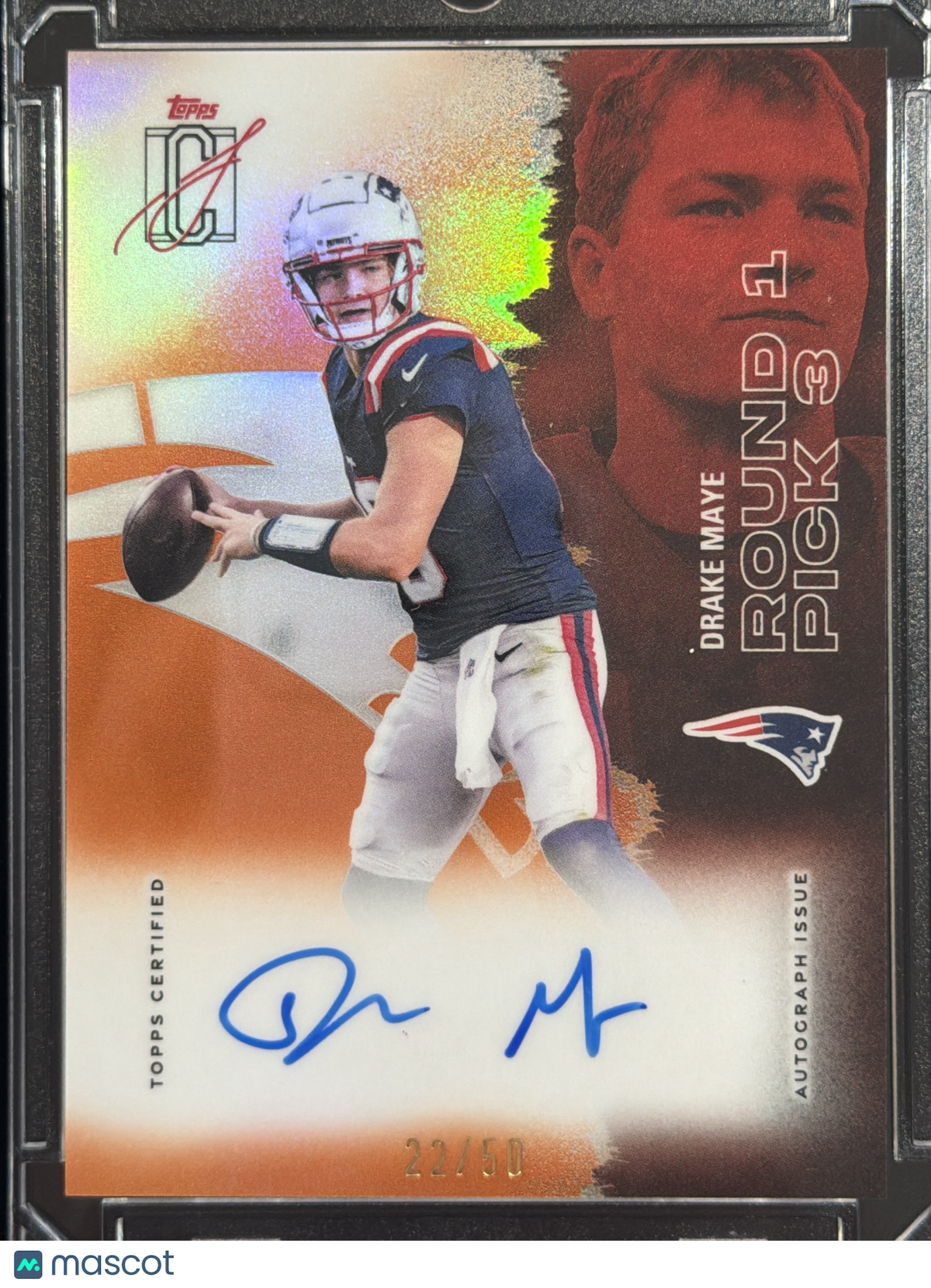 2025 Topps Signature Class Drake Maye #38 /50