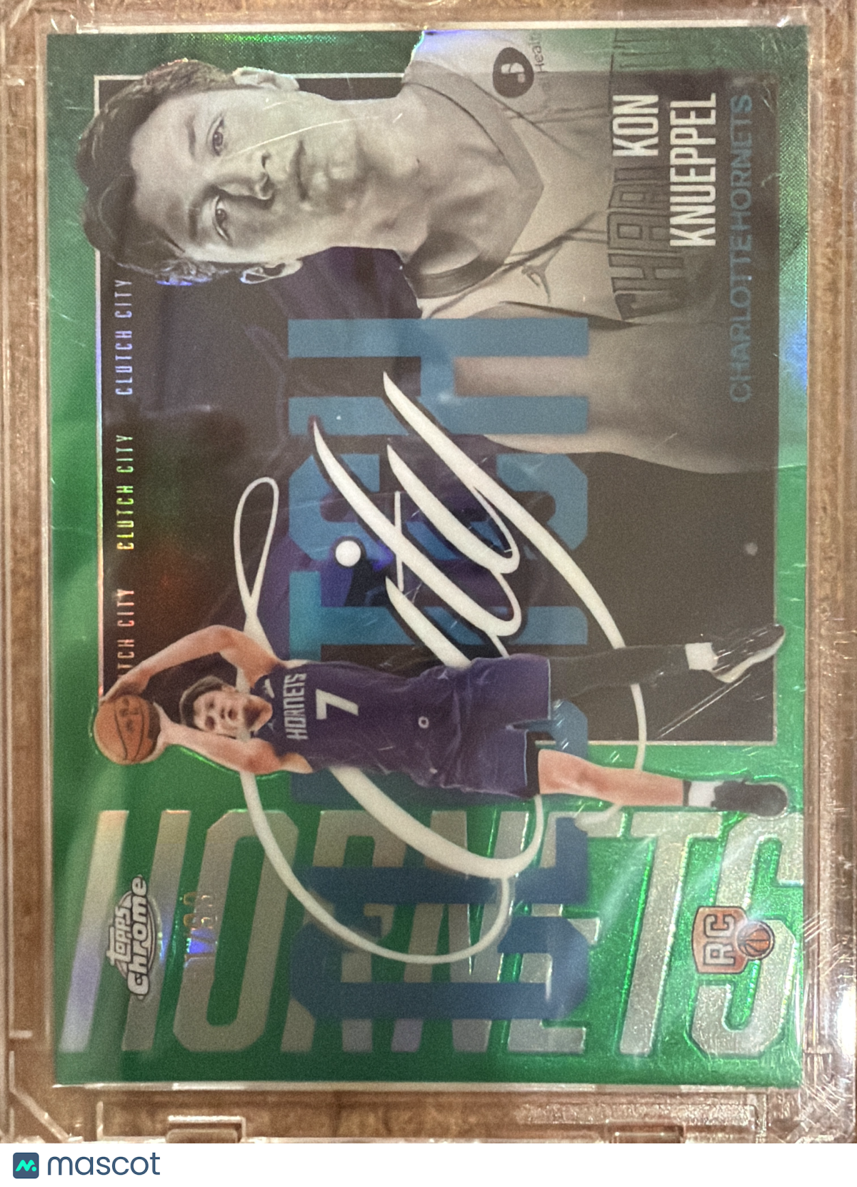 2026 Topps Chrome Clutch City Kon Knueppel #YQ-4 Green /99