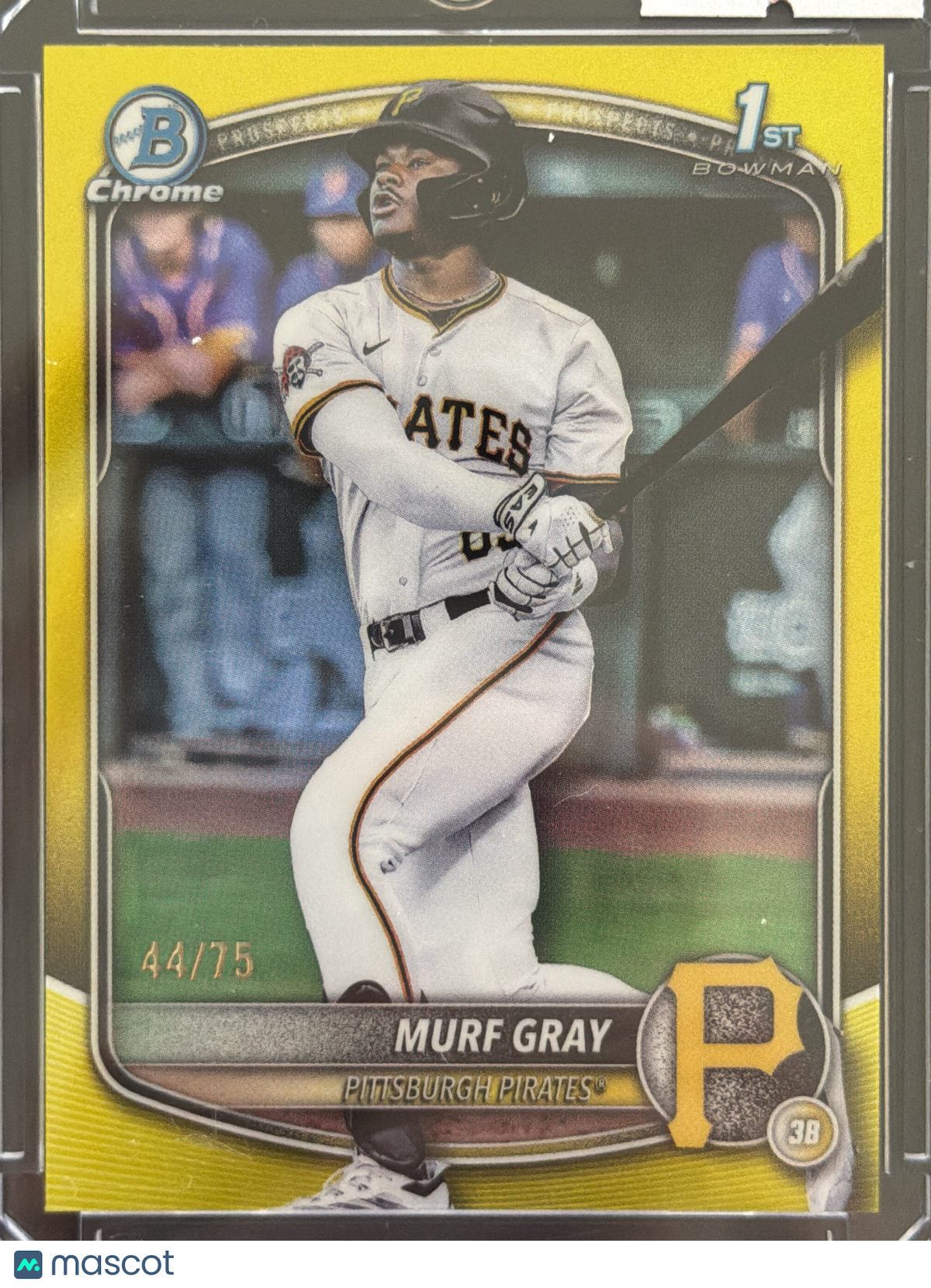 2026 Bowman Chrome Murf Gray #BDC-108 Yellow Refractor /75