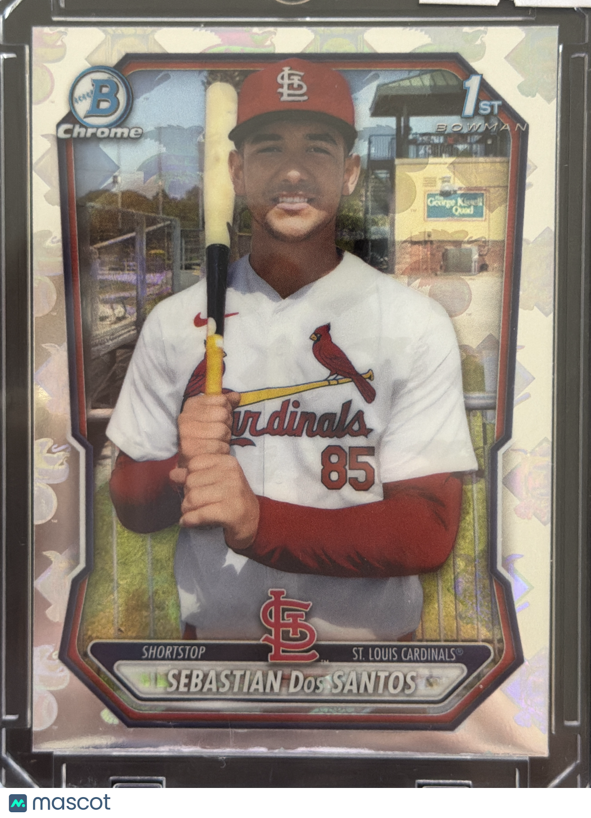 2026 Bowman Chrome Sebastian Dos Santos #BCP-190 Logo Refractor