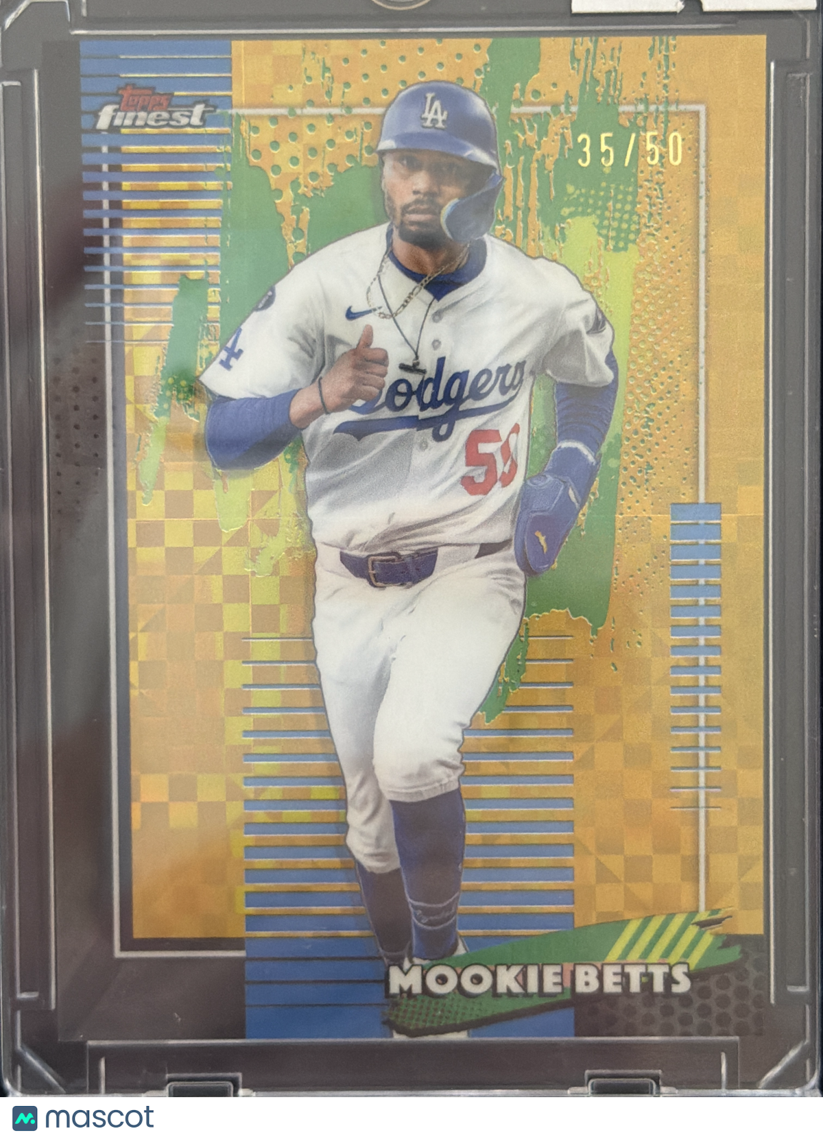 2026 Topps Finest Mookie Betts #45 Gold Refractor X /50