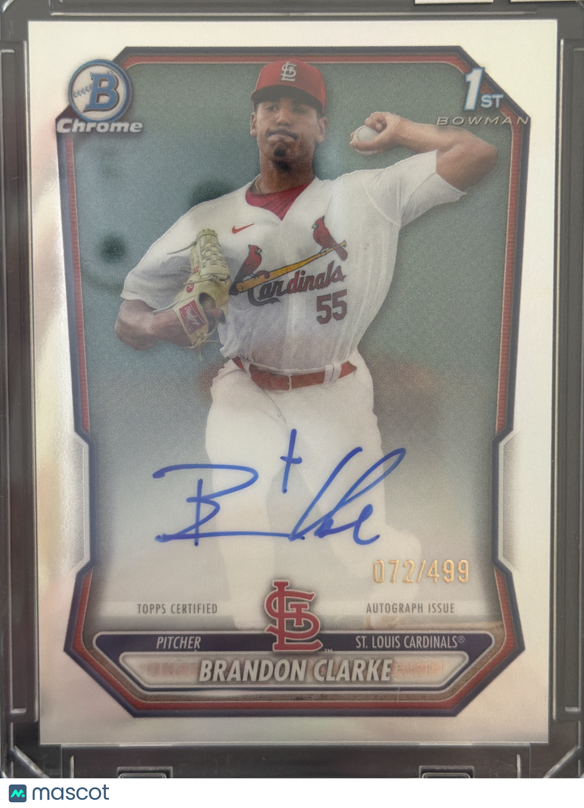 2026 Bowman Chrome Brandon Clarke #CPA-BC Refractor /499
