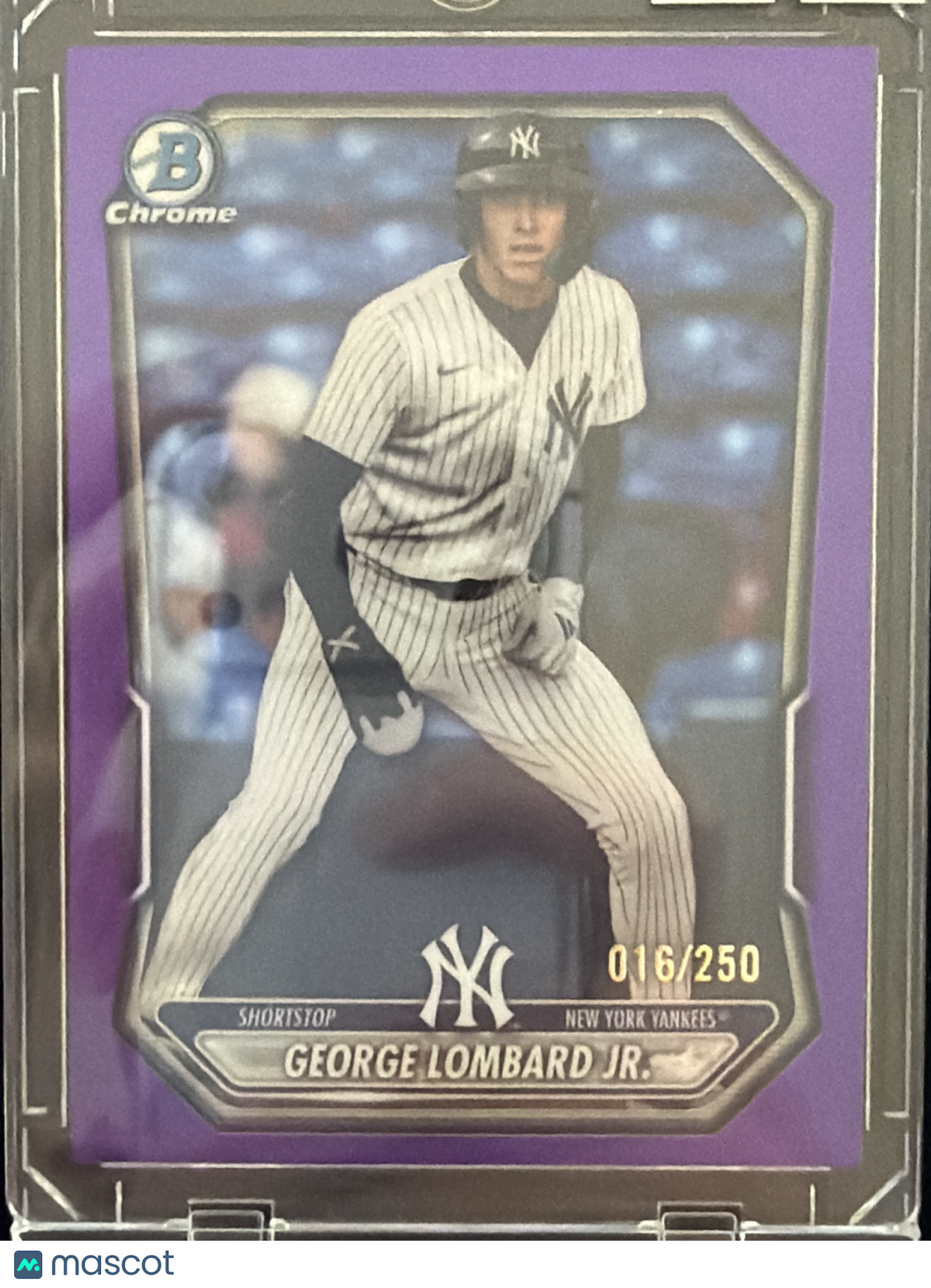 2026 Bowman Chrome George Lombard Jr. #BCP-64 Purple Refractor /250