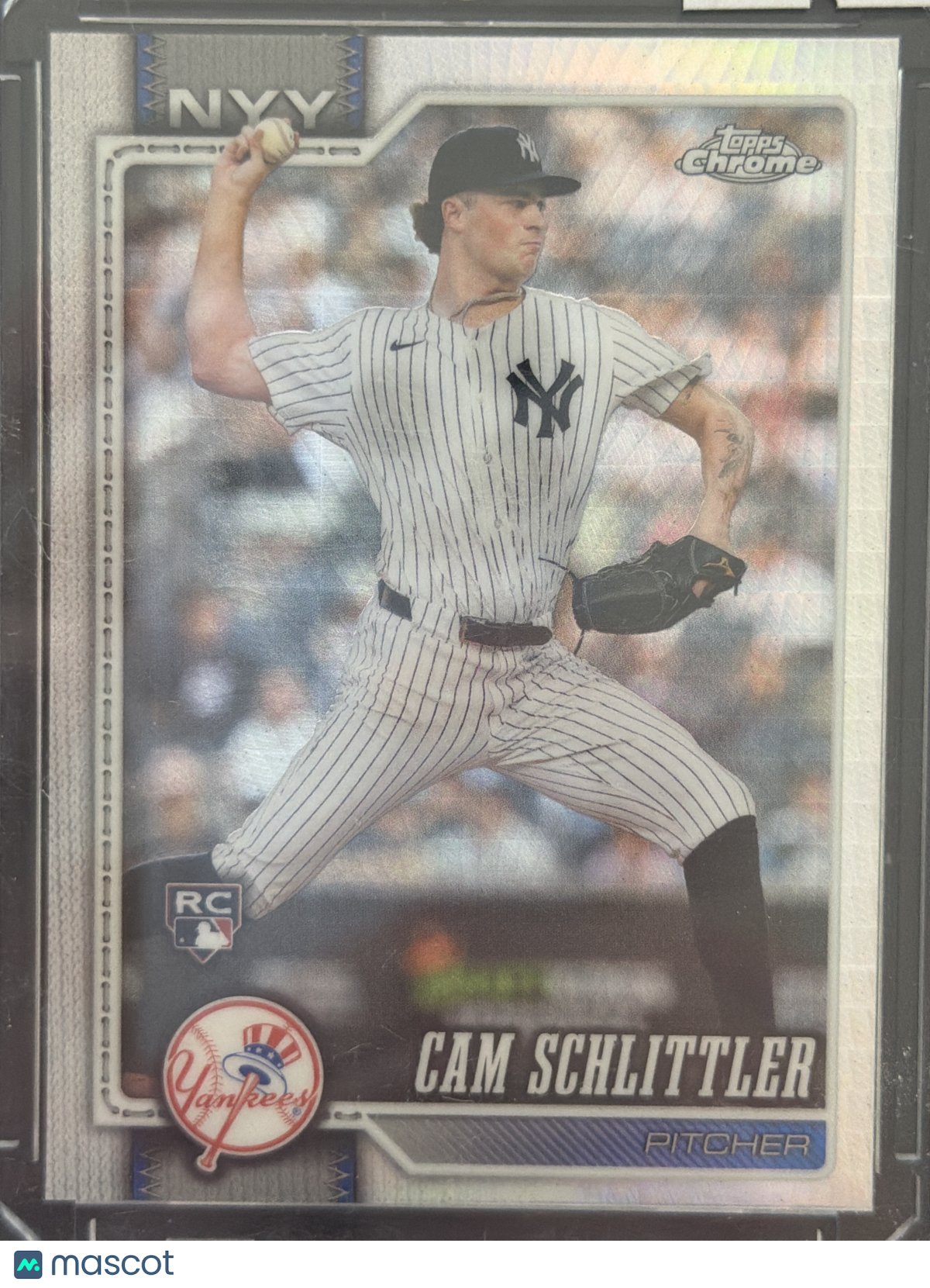 2026 Topps Chrome Cam Schlittler #262 Prizm RC