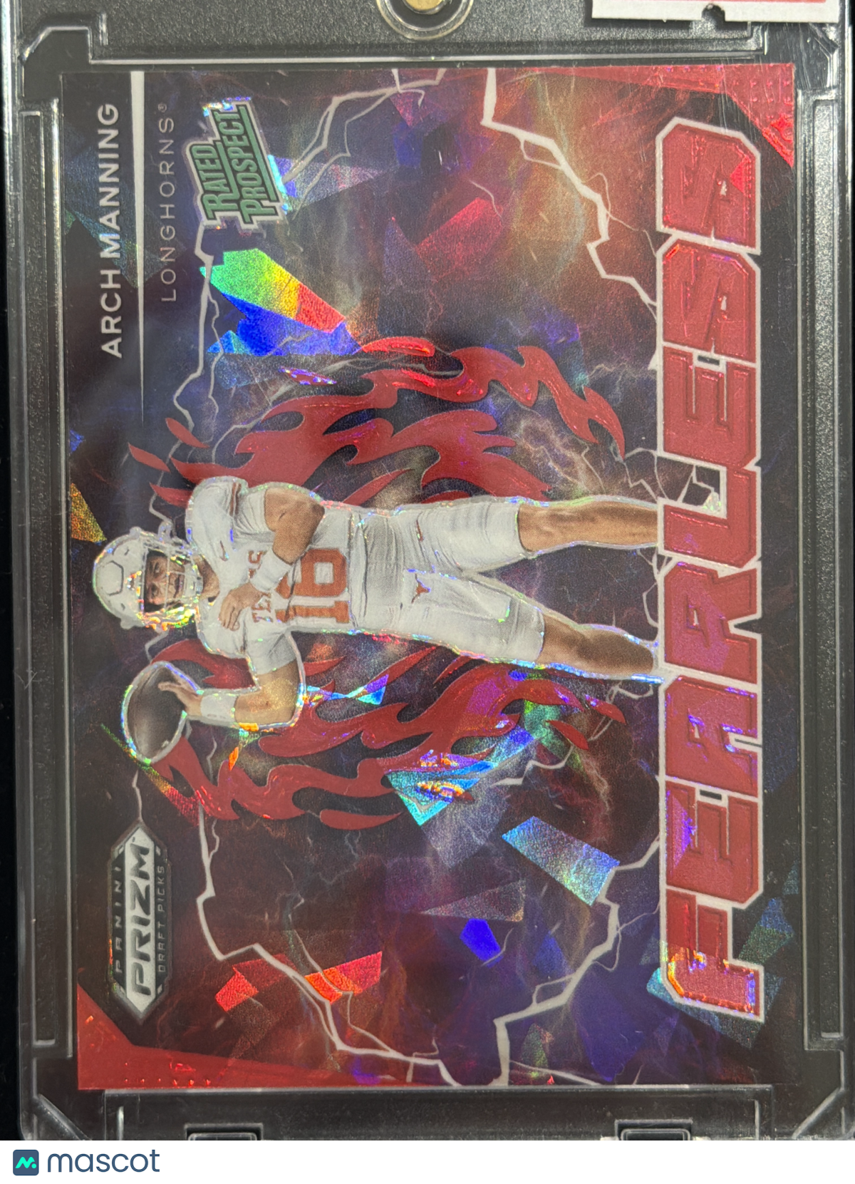 2025 Panini Prizm Arch Manning #F-AMG Red Ice