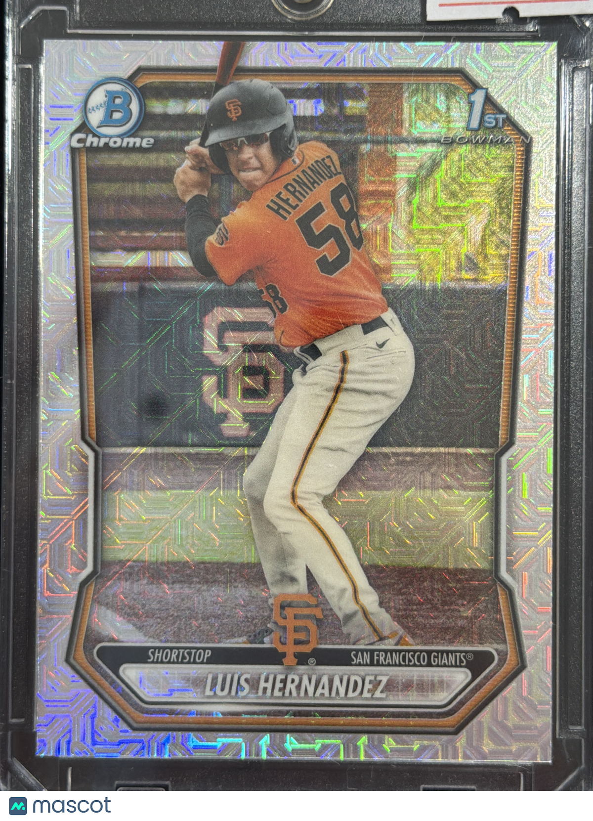 2026 Bowman Chrome Luis Hernandez #BCP-200 Mega Box Mojo Refractor