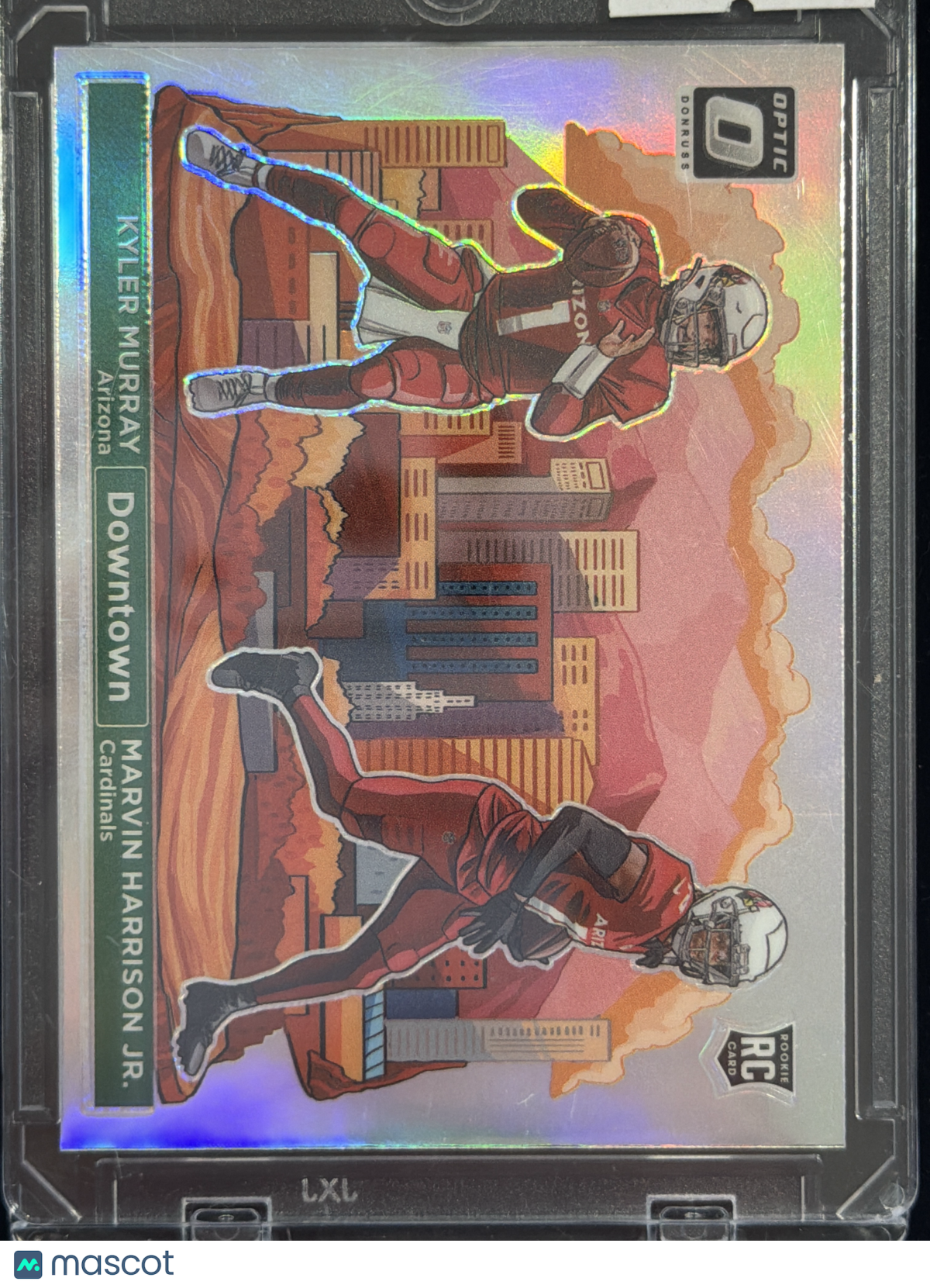 2024 Panini Donruss Optic Downtown Kyler Murray Marvin Harrison Jr. #15 RC
