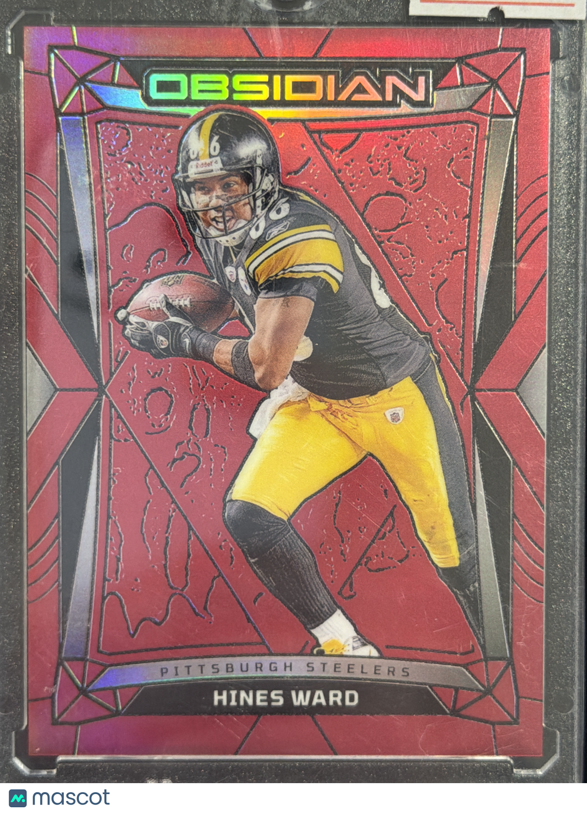 2025 Panini Obsidian Football Hines Ward #169 Red /49