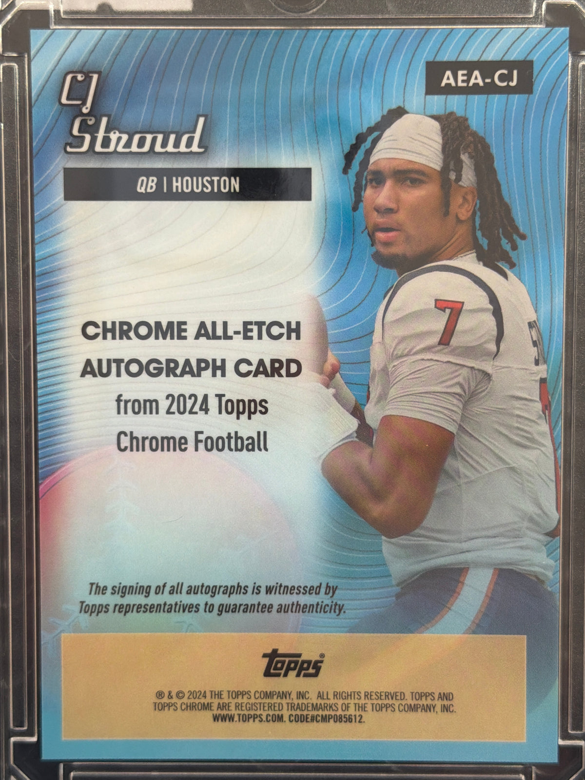 2024 Topps Chrome Football All-Etch C.J. Stroud #AEA-CJ