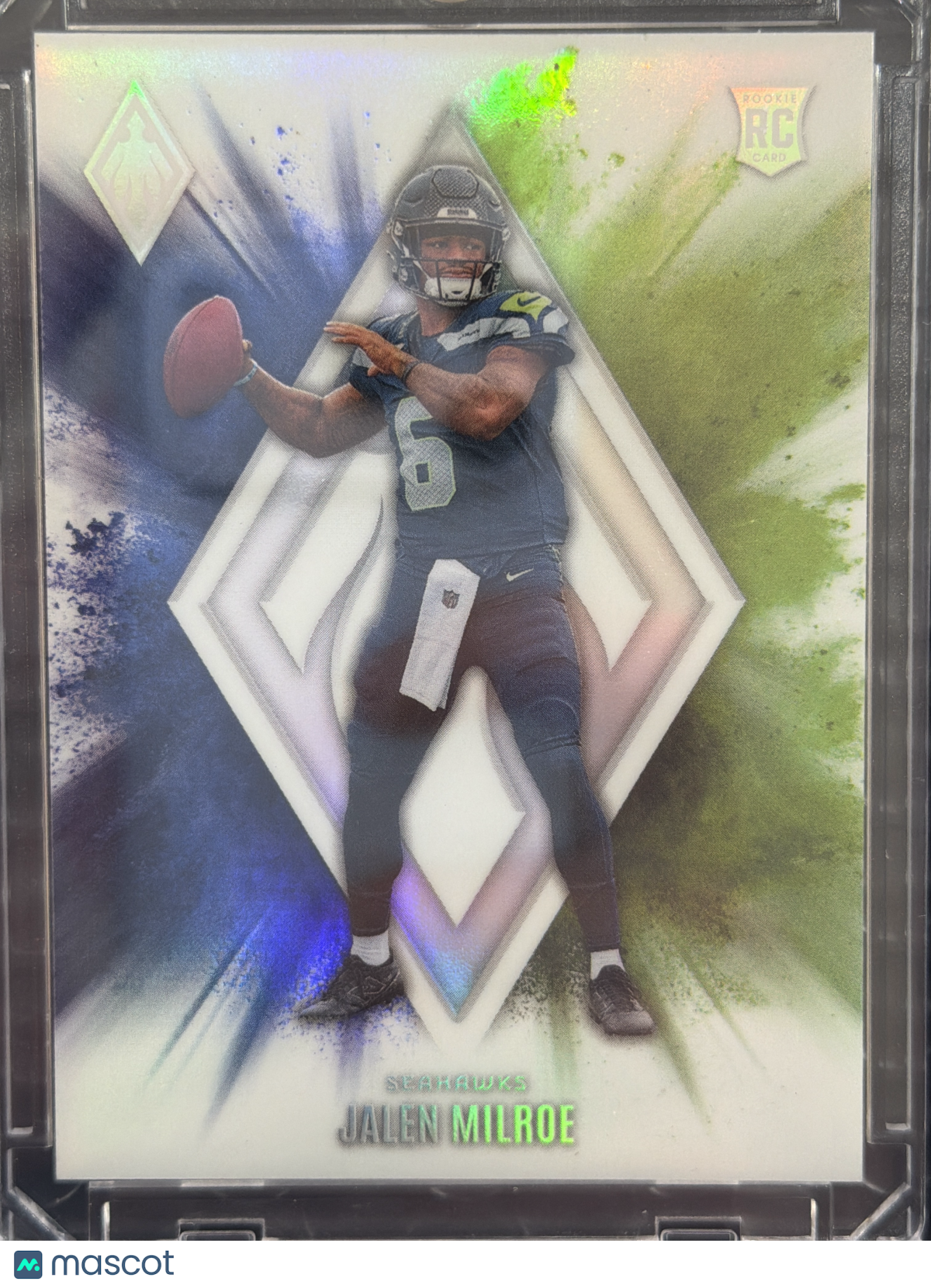 2025 Panini Phoenix Football Jalen Milroe #9 Color Blast RC
