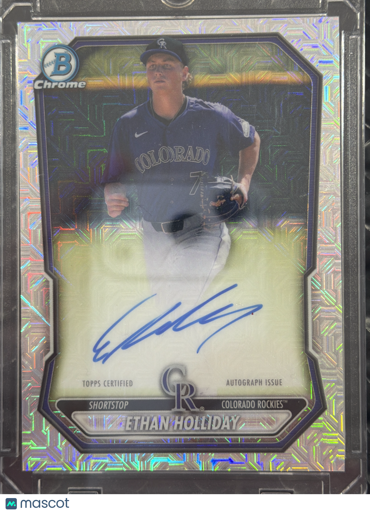 2026 Bowman Chrome Ethan Holliday #CPA-EHO Mojo Refractor
