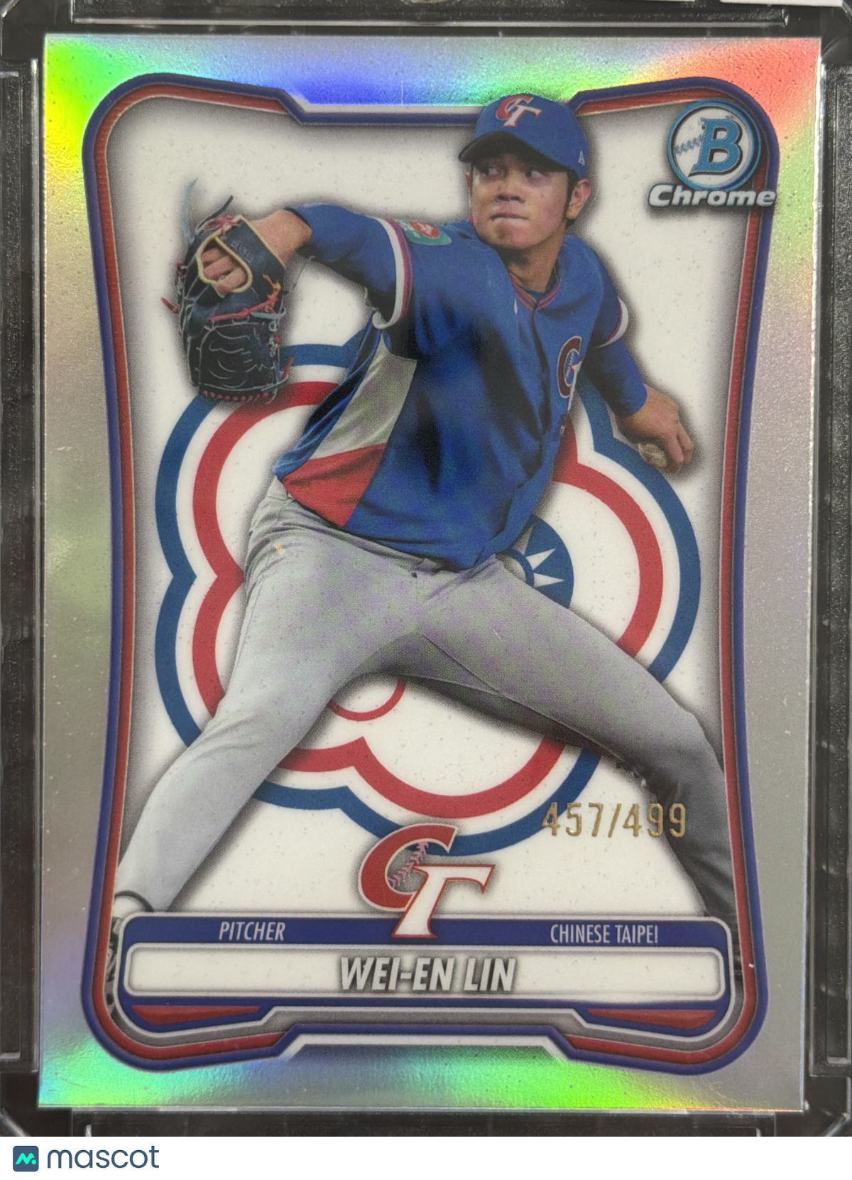 2026 Bowman Chrome Wei-En Lin #WBC-39 Refractor /499
