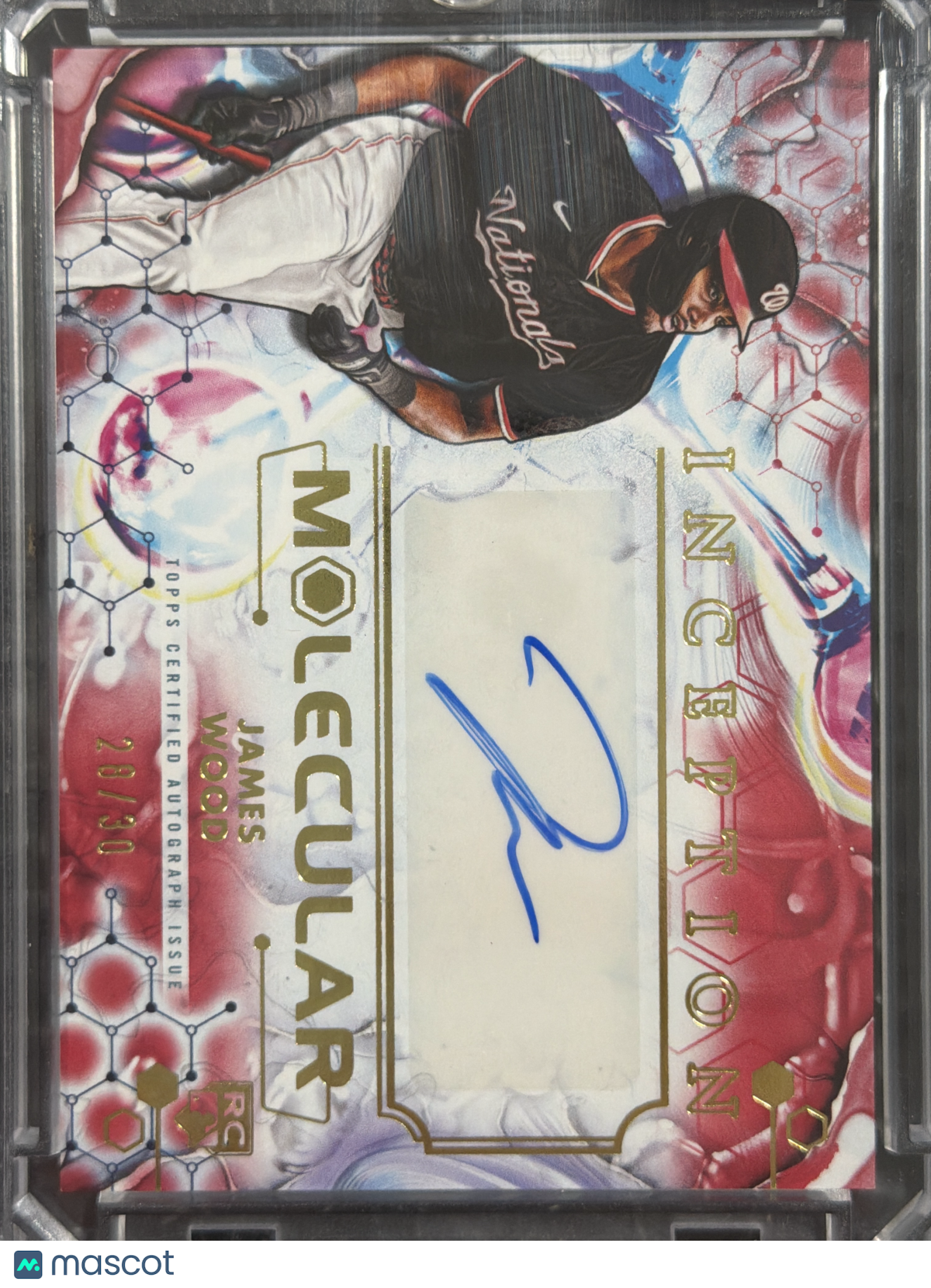 2025 Topps Inception Molecular James Wood #IMA-JW /30 RC