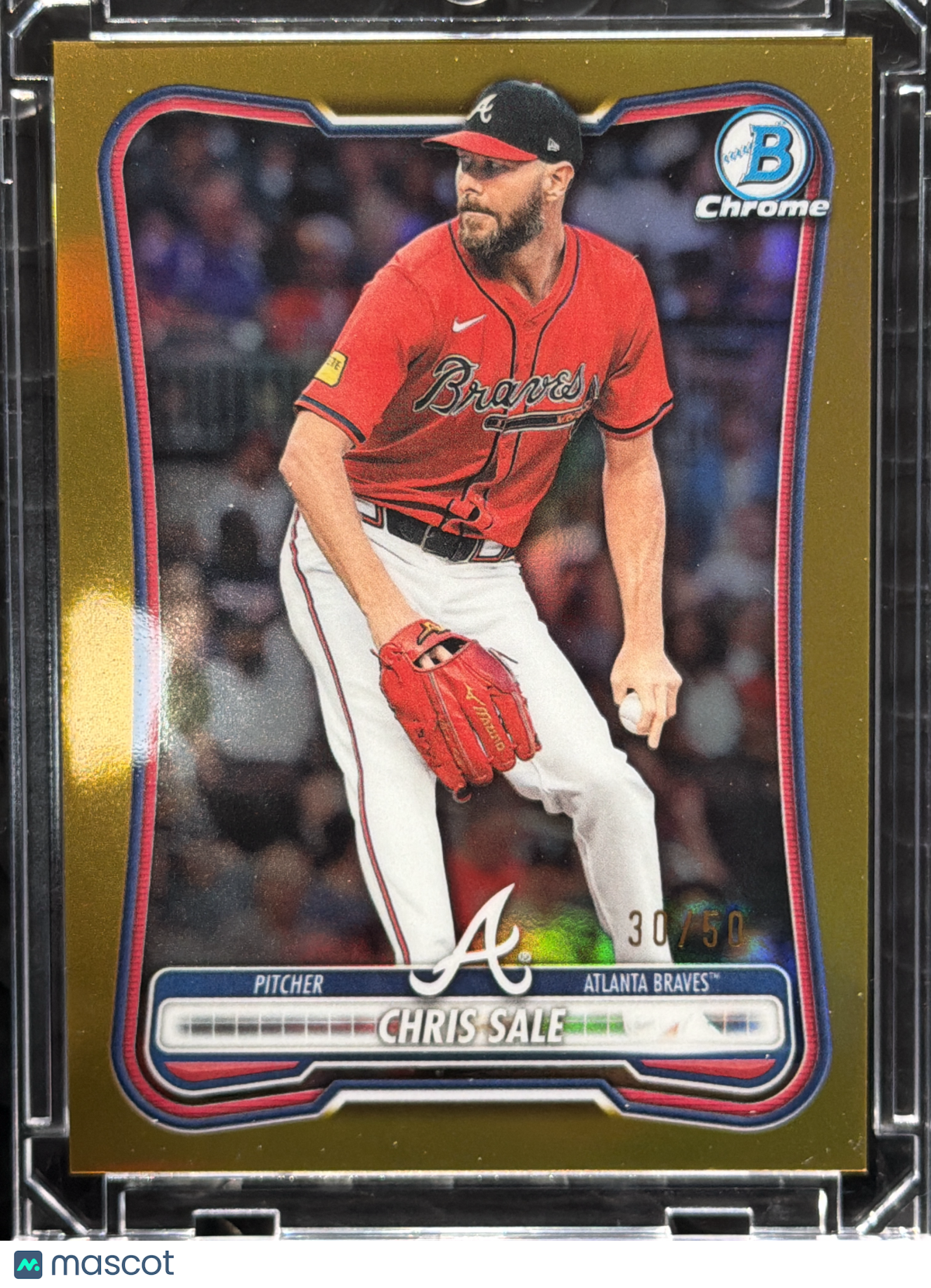2026 Bowman Chrome Chris Sale #62 Gold Refractor /50