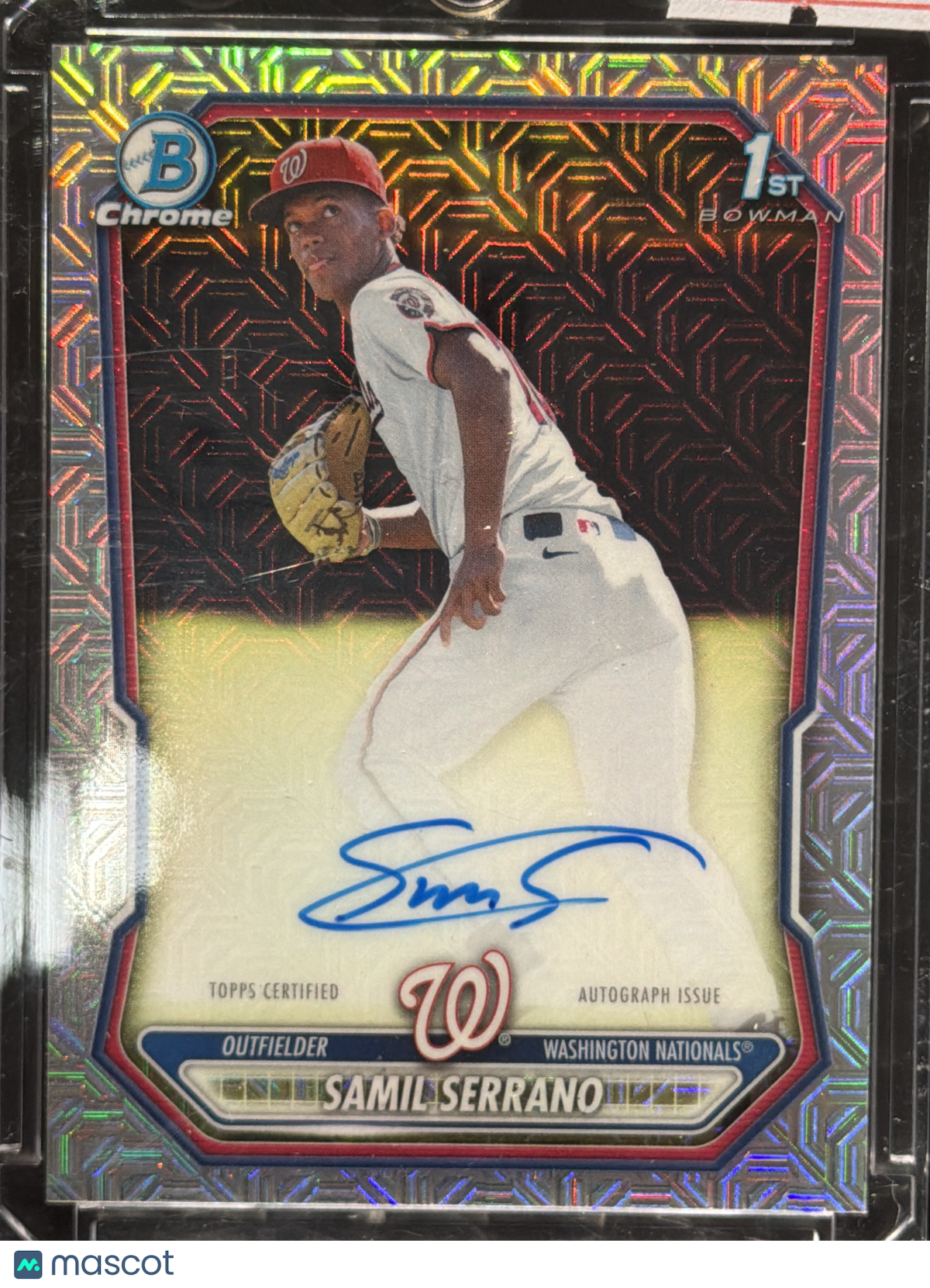2026 Bowman Chrome Samil Serrano #CPA-SSE Mojo Reflector