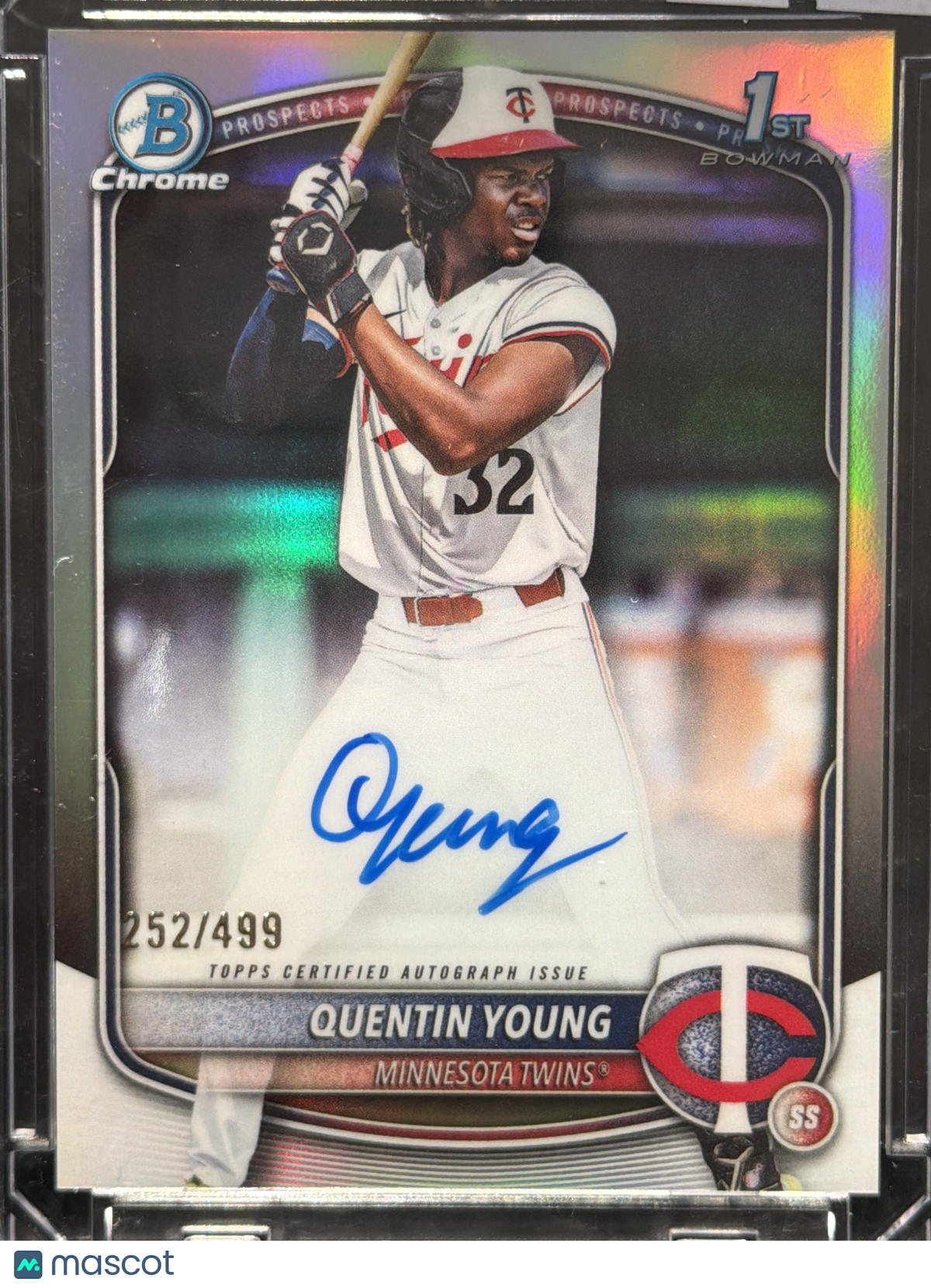 2025 Bowman Chrome Quentin Young #CPA-QY Refractor /499
