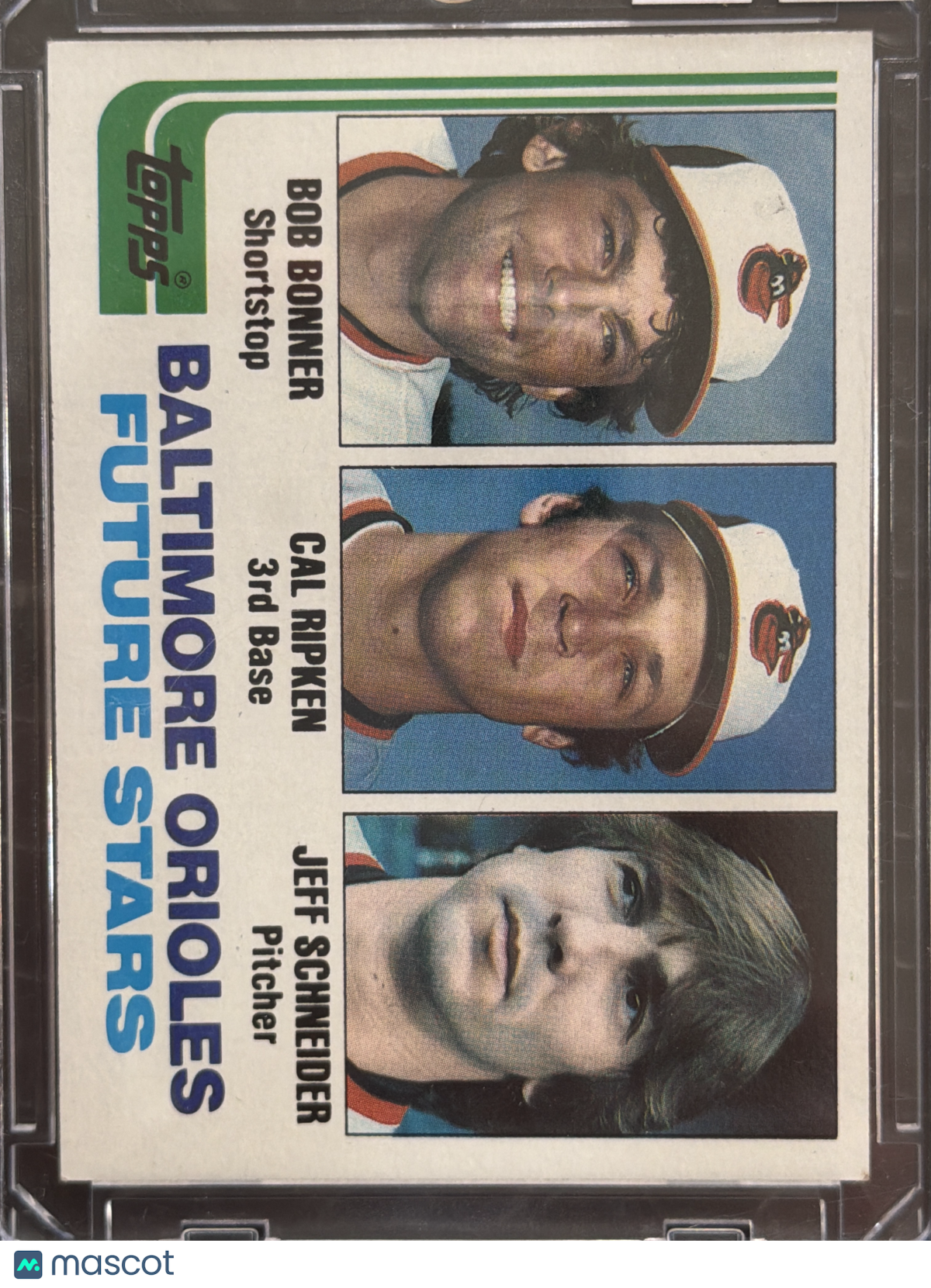 1982 Topps Cal Ripken Jeff Schneider Bob Bonner #21
