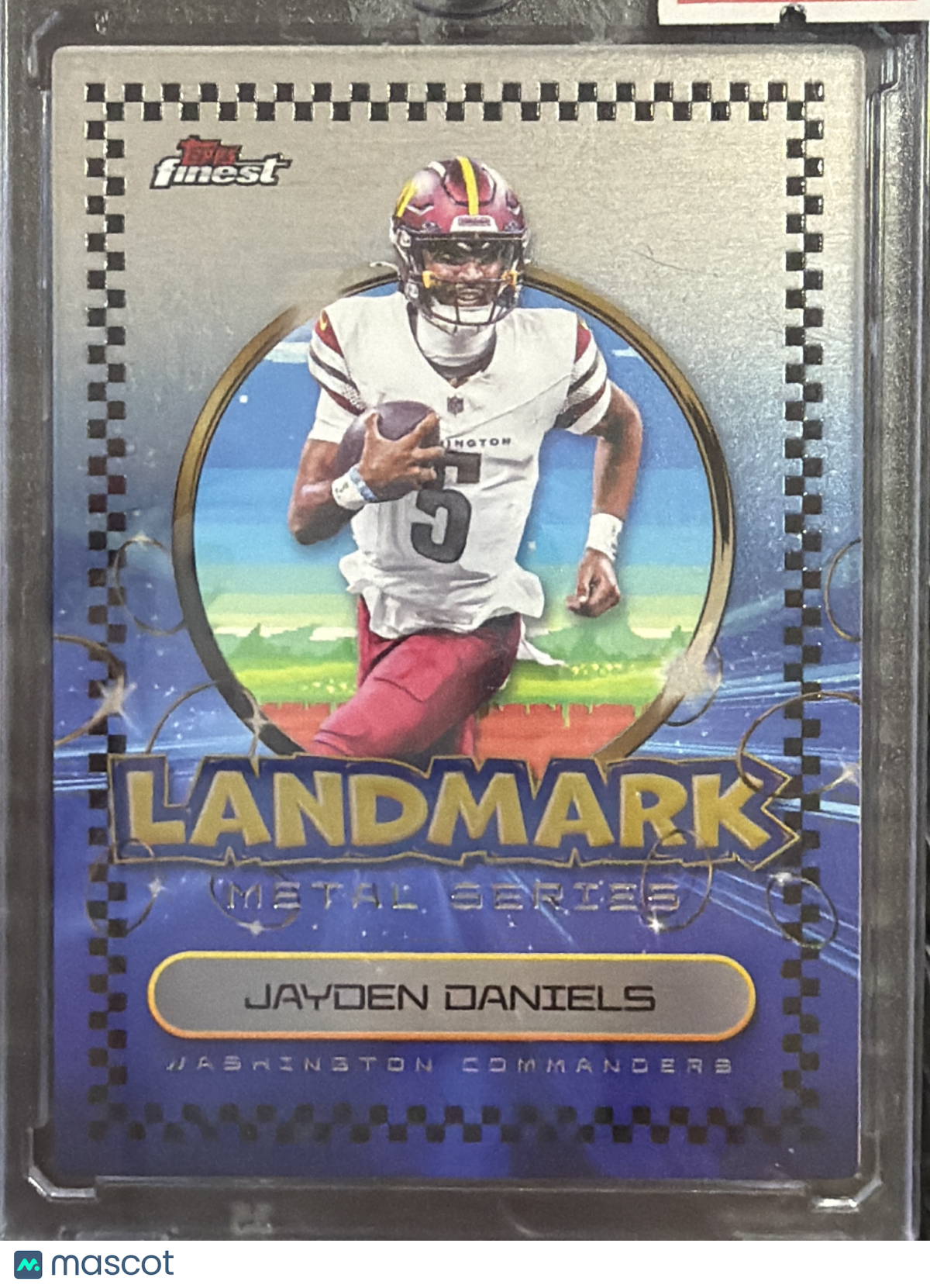 2025 Topps Finest Landmark Metal Series Jayden Daniels #LMS-13