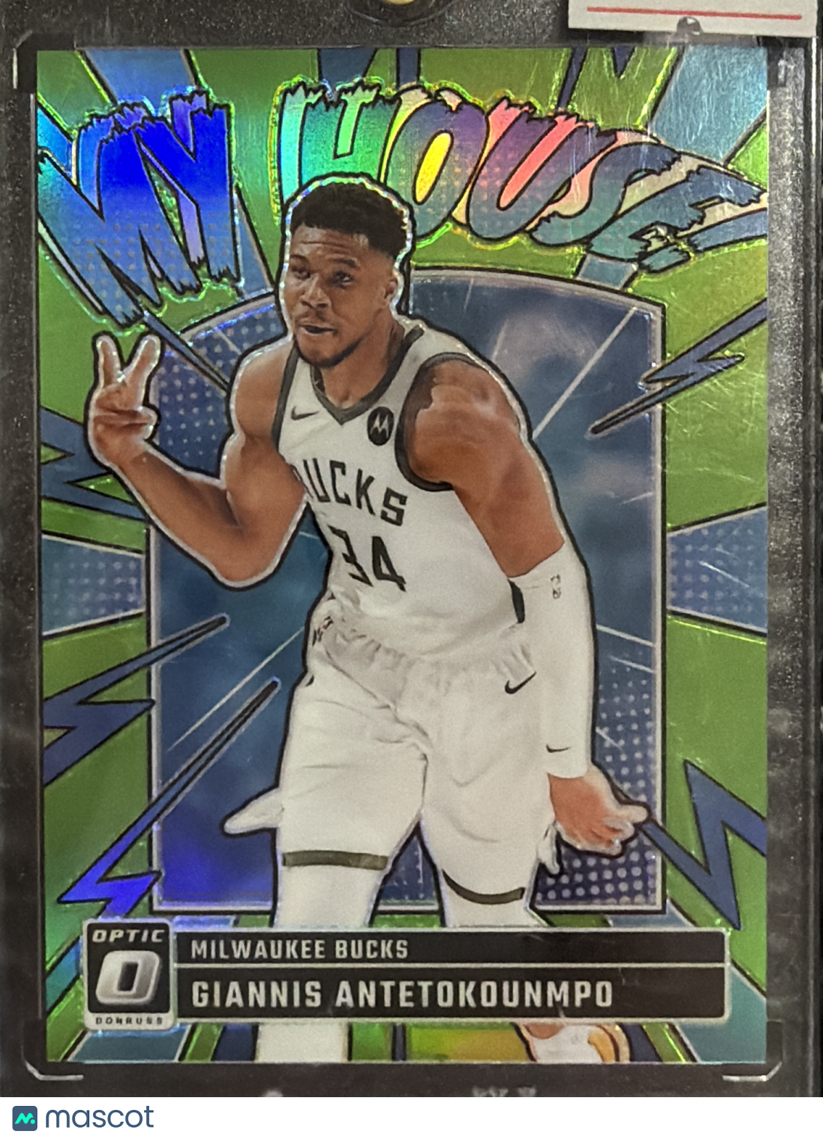 2025 Donruss Optic My House Giannis Antetokounmpo #5 Lime Green /199