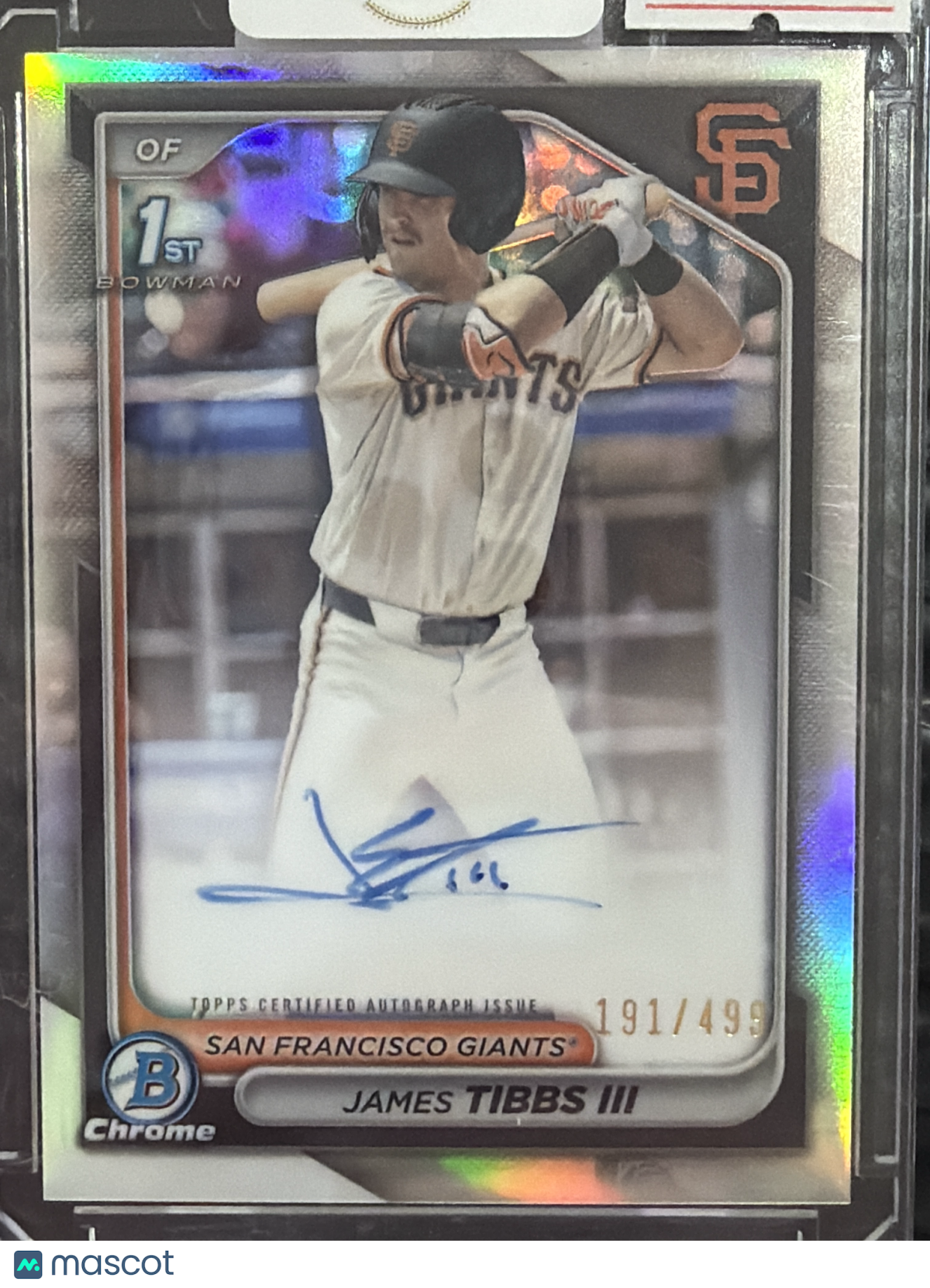 2024 Bowman Chrome James Tibbs III #CPA-JT Refractor /499