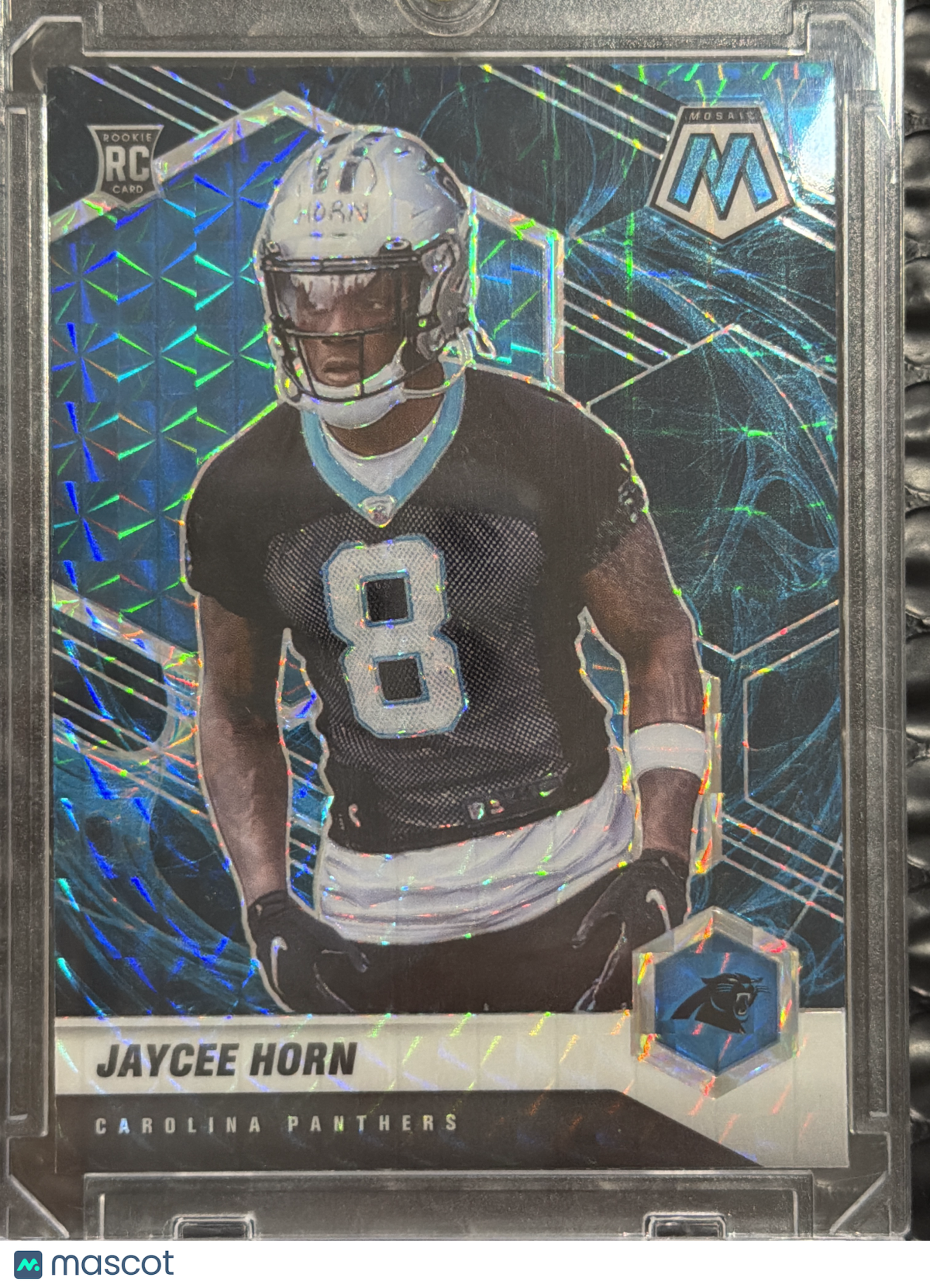 2021 Panini Mosaic Football Jaycee Horn #343 Genesis RC