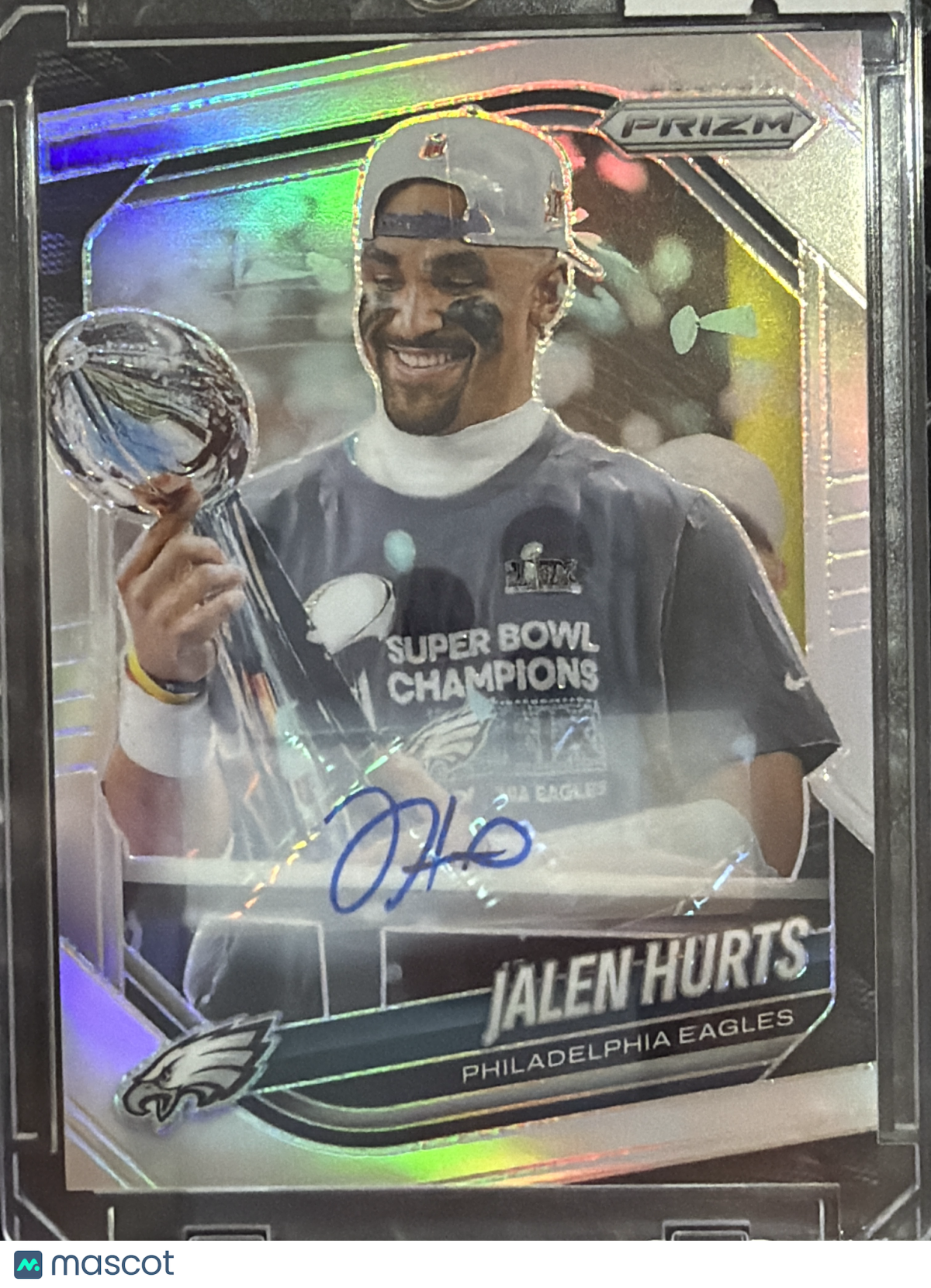 2025 Panini Prizm Football Jalen Hurts #220 Silver Superbowl