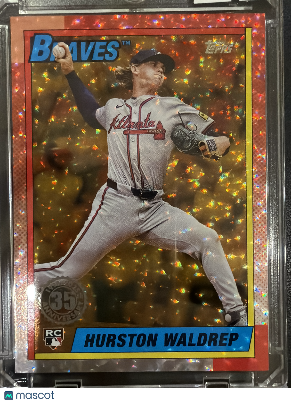 2025 Topps 1990 Topps Baseball Hurston Waldrep #T90-18 Foil RC