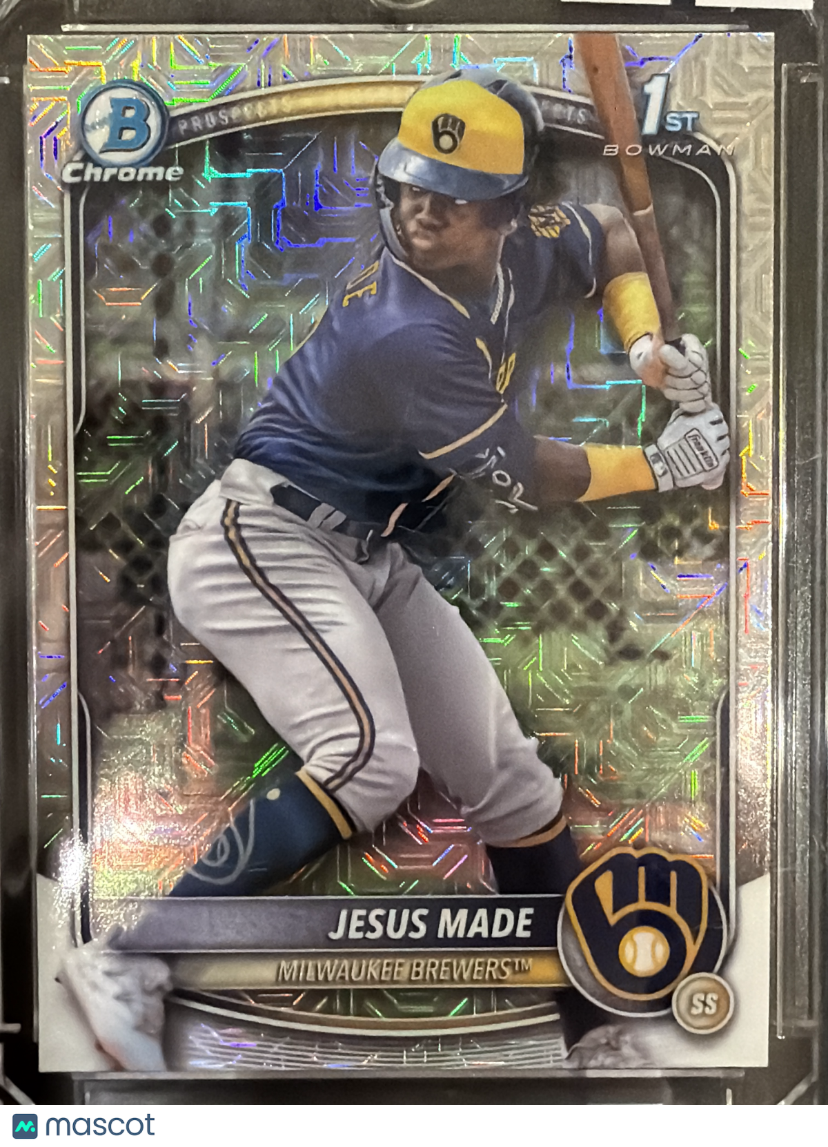 2025 Bowman Chrome Jesus Made #BCP-50 Mojo Refractor