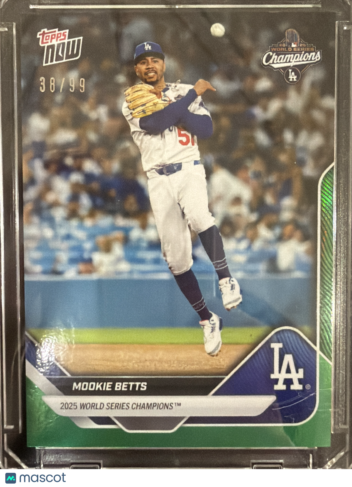 2025 Topps Now Mookie Betts #WS-2 Green /99