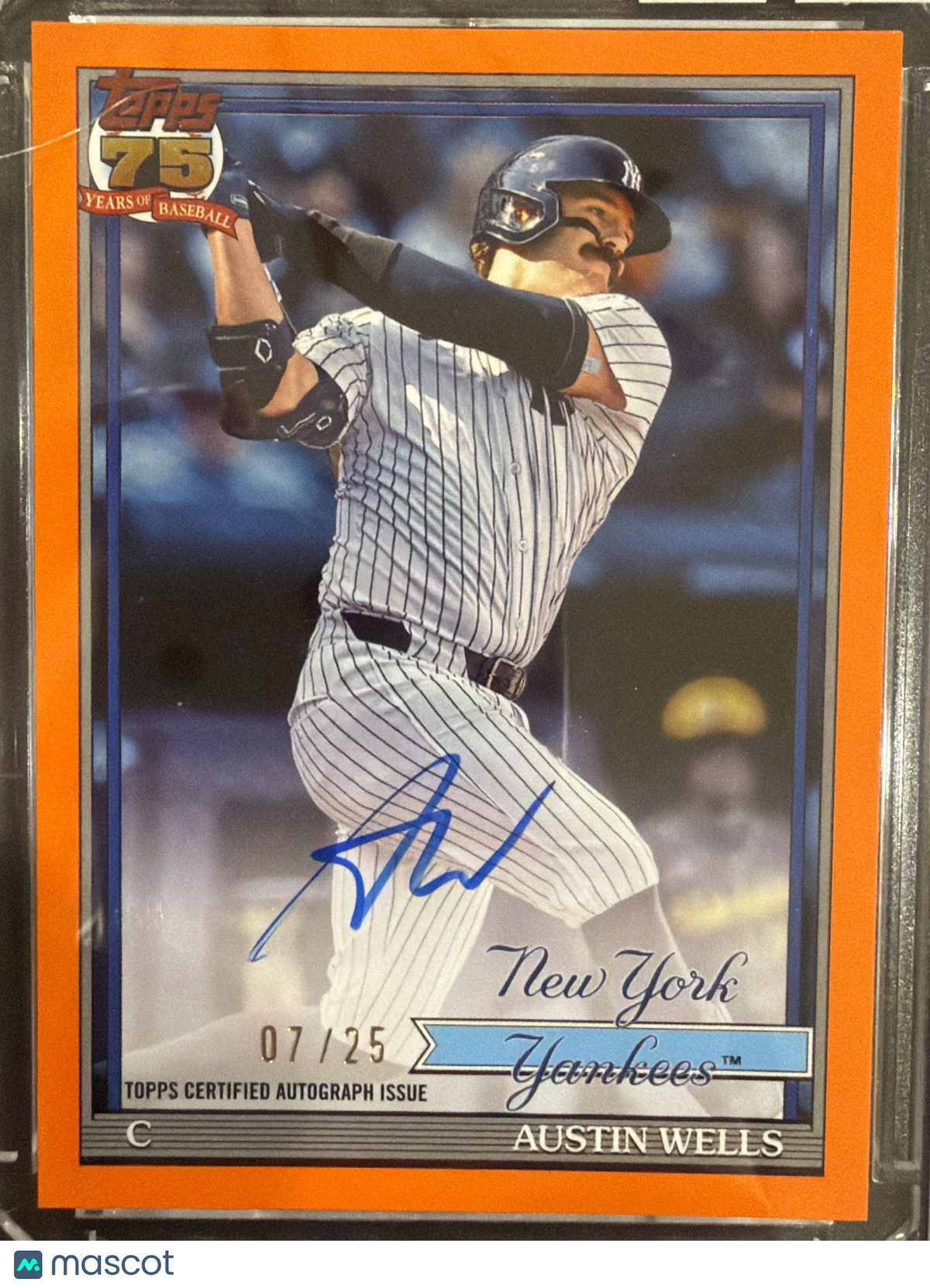 2026 Topps Baseball Austin Wells #91A-AW Orange /25