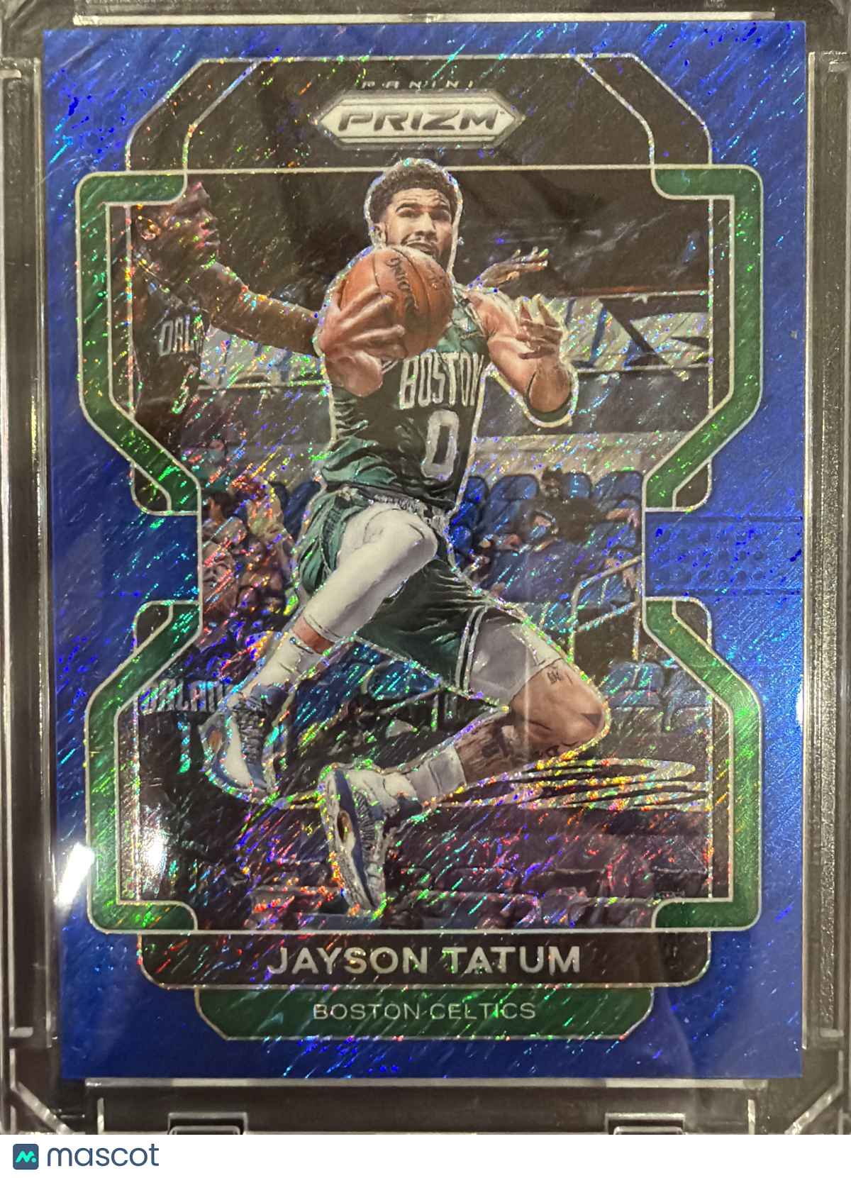 2021 Panini Prizm Basketball Jayson Tatum #13 Blue Shimmer /30