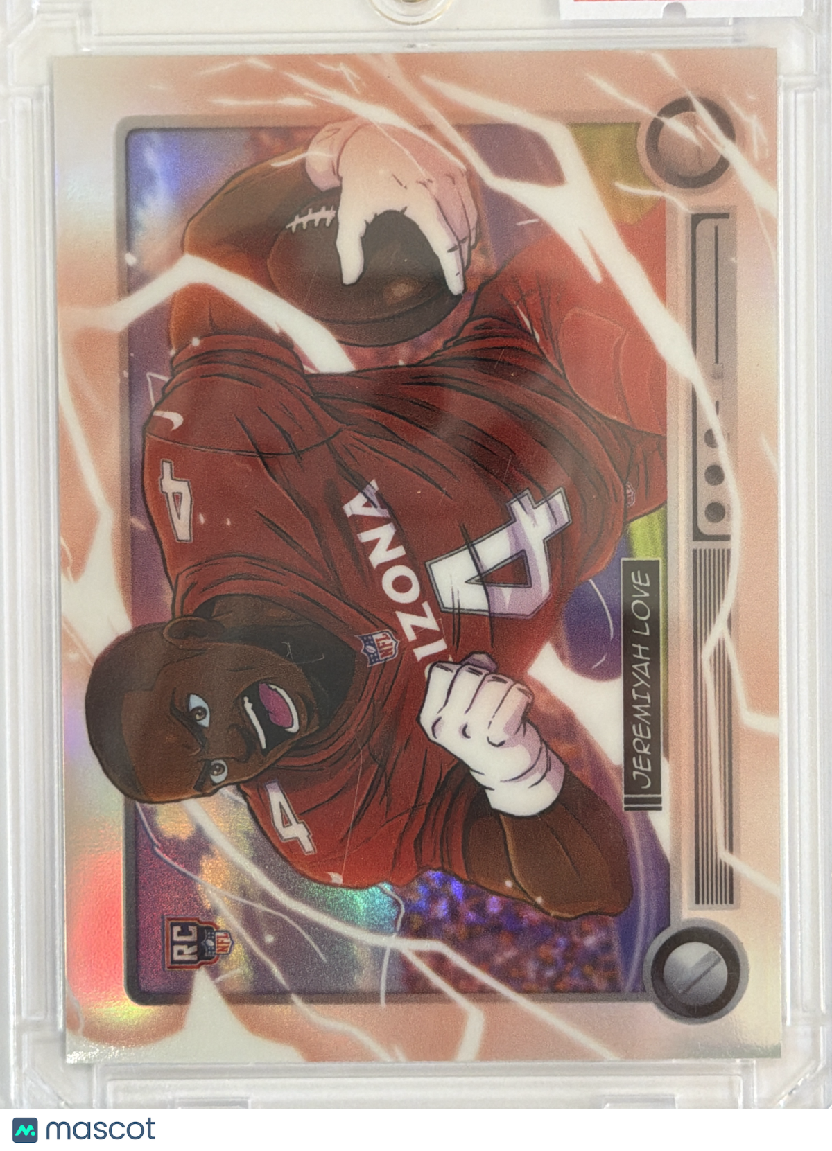 2026 Bowman Chrome Football Jeremiyah Love #NFLA-JL Anime RC