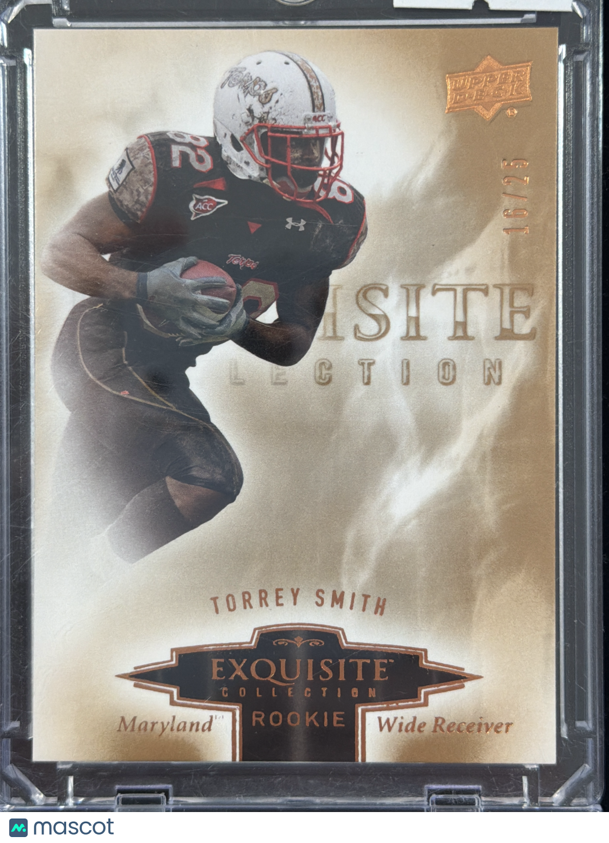 2010 Upper Deck Exquisite Collection Football Torrey Smith #ER-TS /25