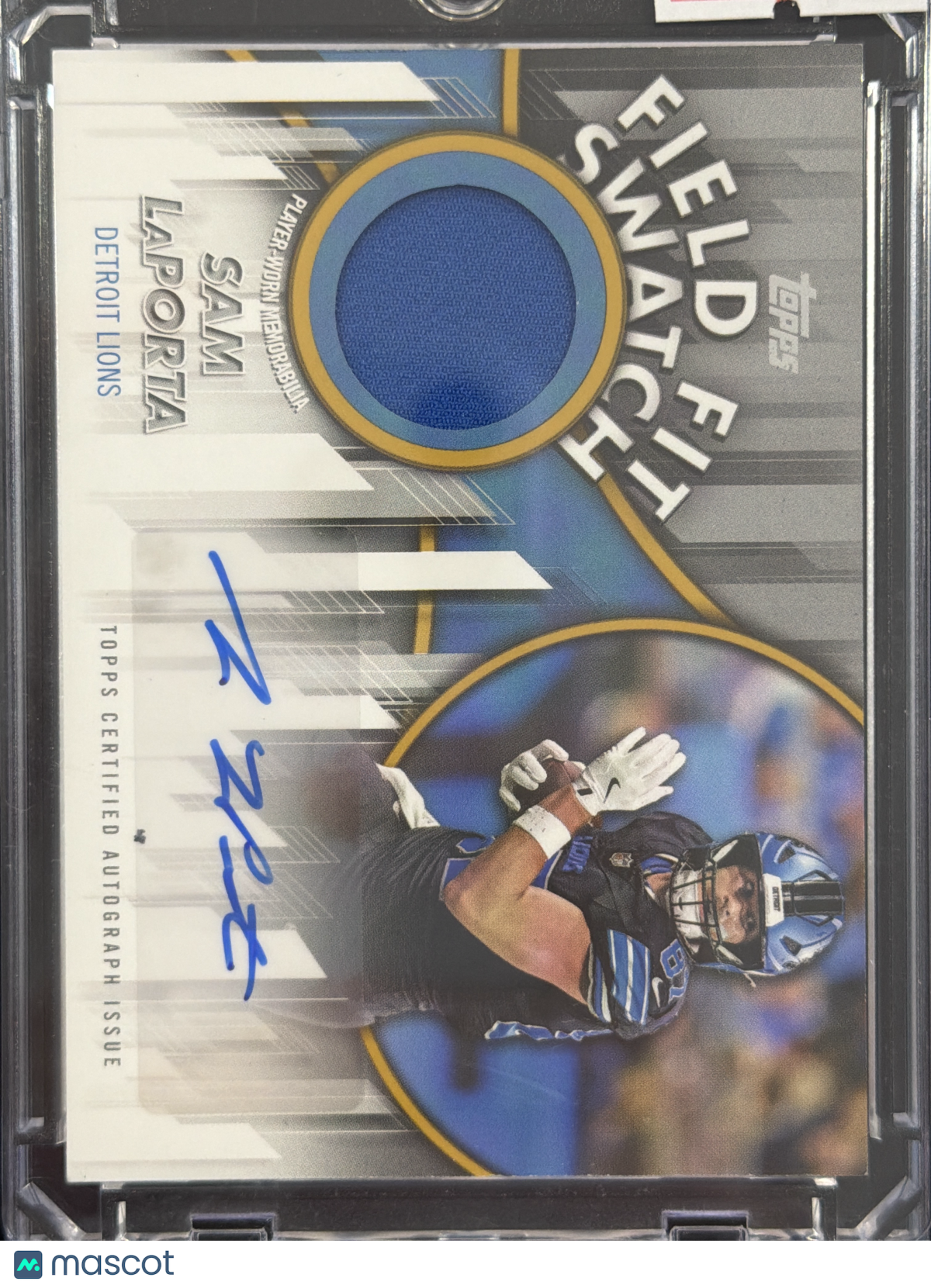 2026 Sam LaPorta #FFSCAR-SL /50 Player-Worn Memorabilia Autograph Relic Card