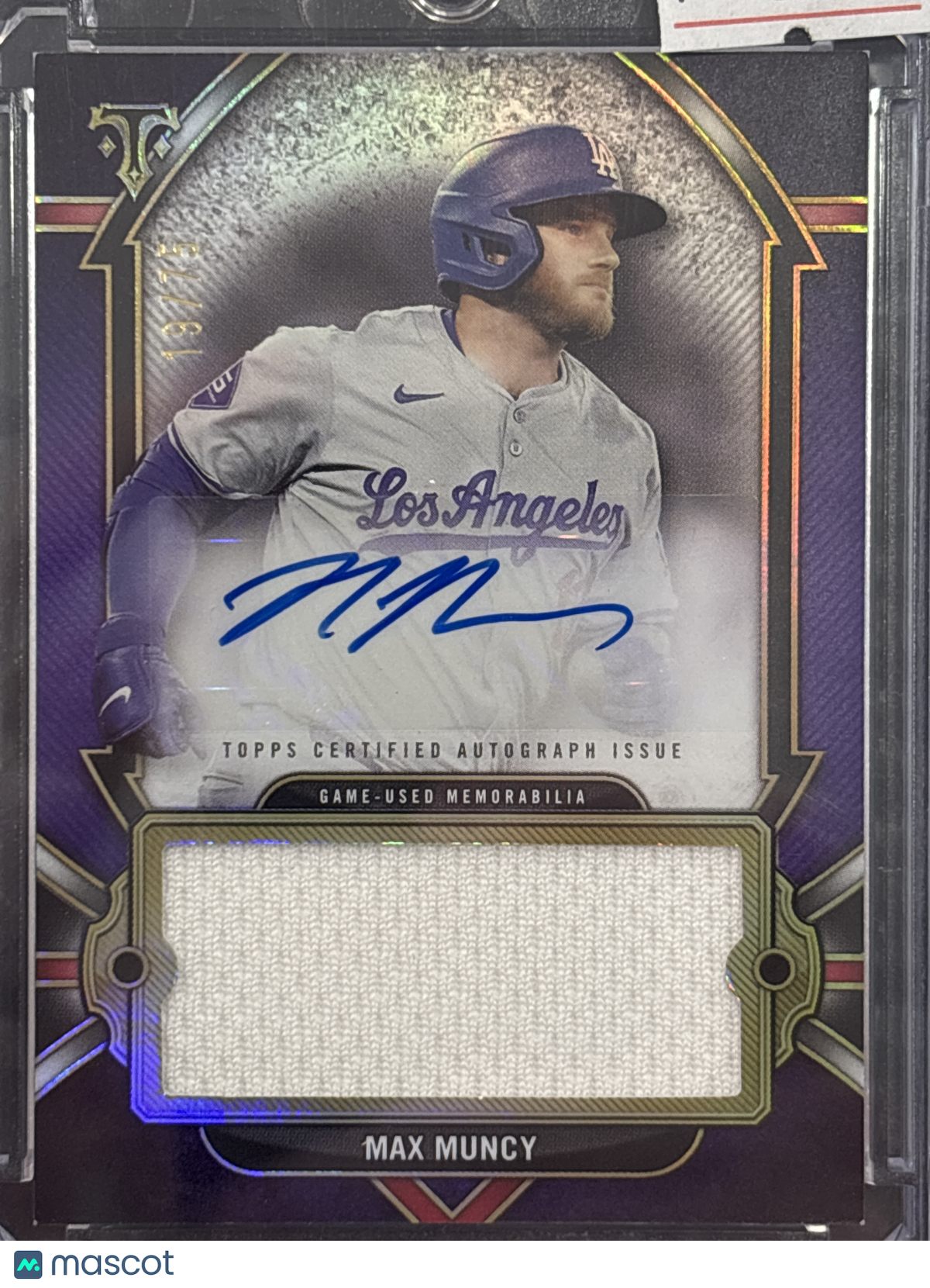 2024 Topps Triple Threads Max Muncy #AJR-MUN Memorabilia