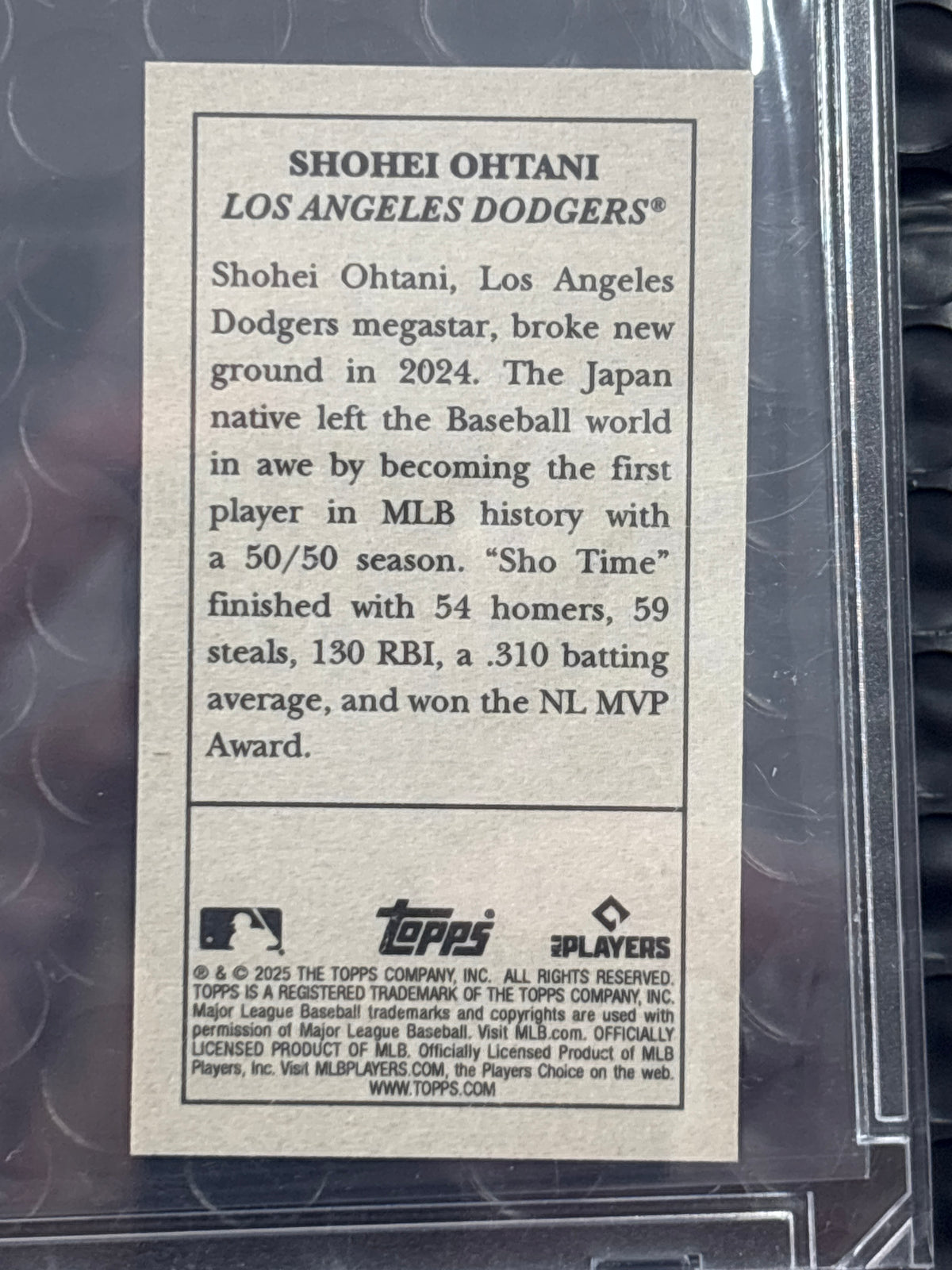 2025 Topps Heritage '51 Collection Shohei Ohtani