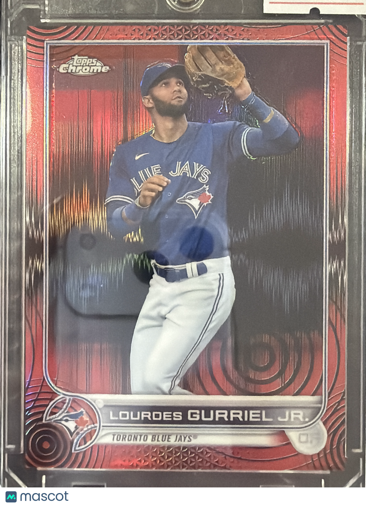 2022 Topps Chrome Lourdes Gurriel Jr. #206 Red Wave Refractor /5