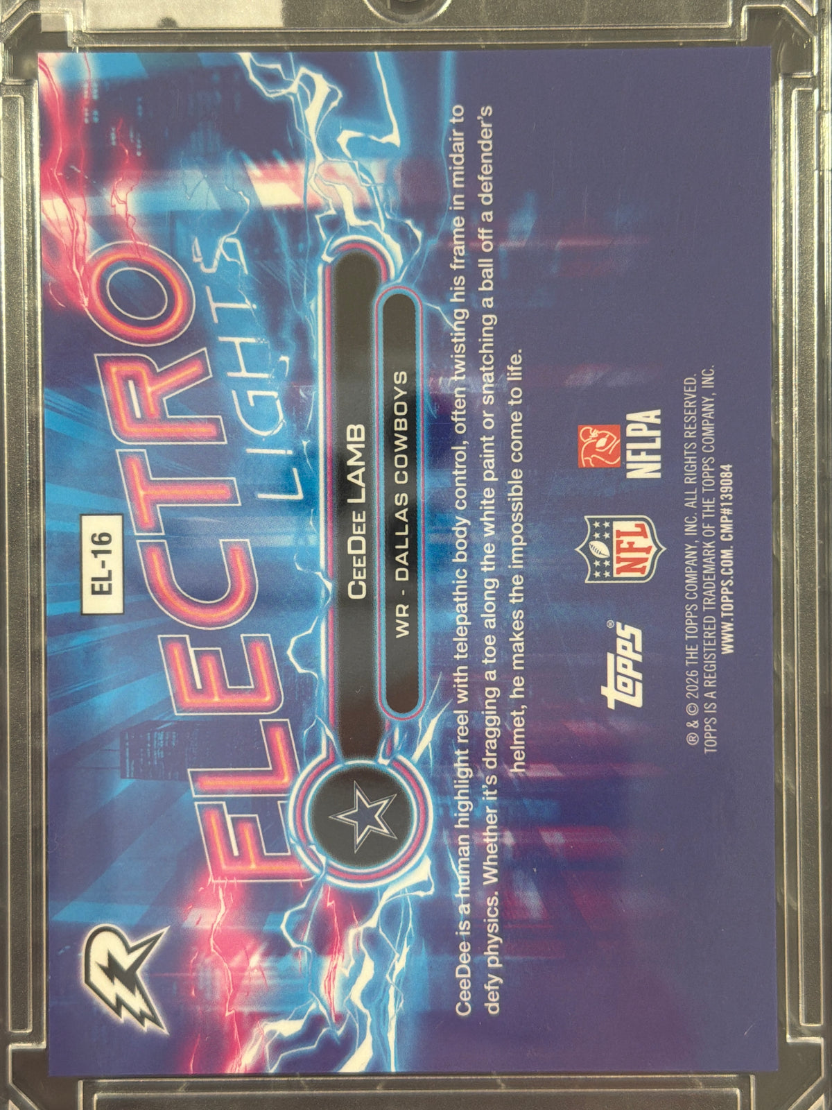 2026 Topps Rip Electro Lights CeeDee Lamb #EL-16