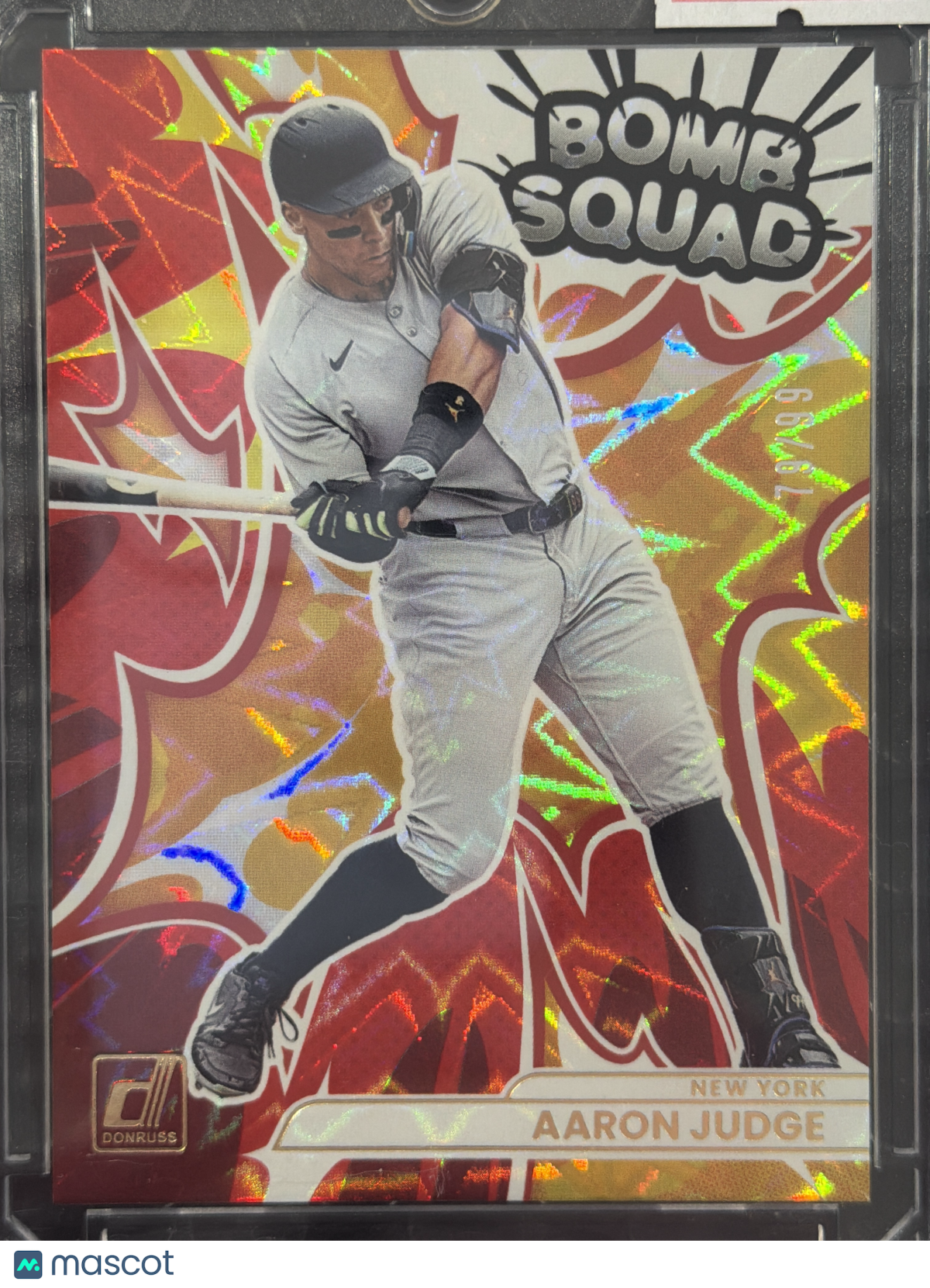 2026 Panini Donruss Aaron Judge #18 Bomb Squad /99
