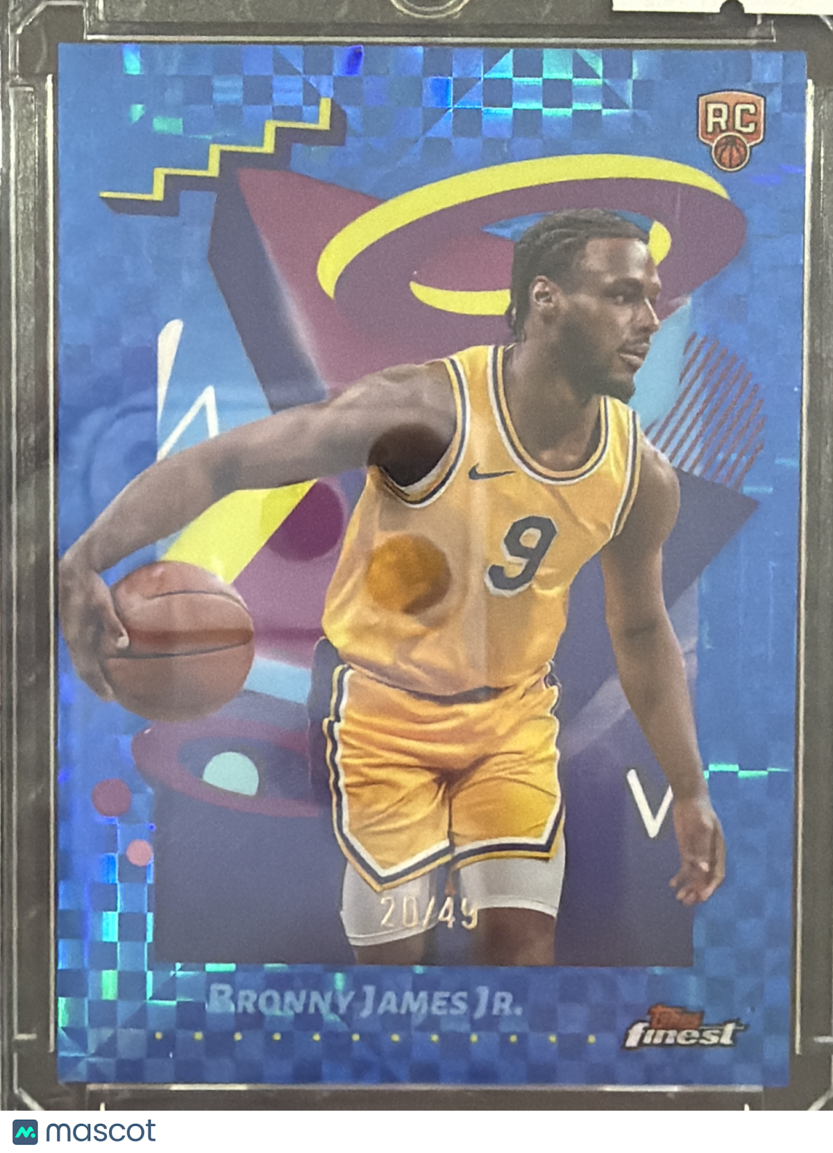 2025 Topps Finest Bronny James Jr. #240 /49 RC