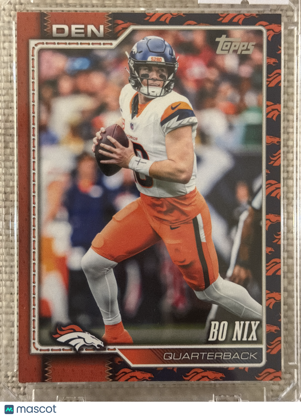 2026 Topps Bo Nix #58 Team Logo